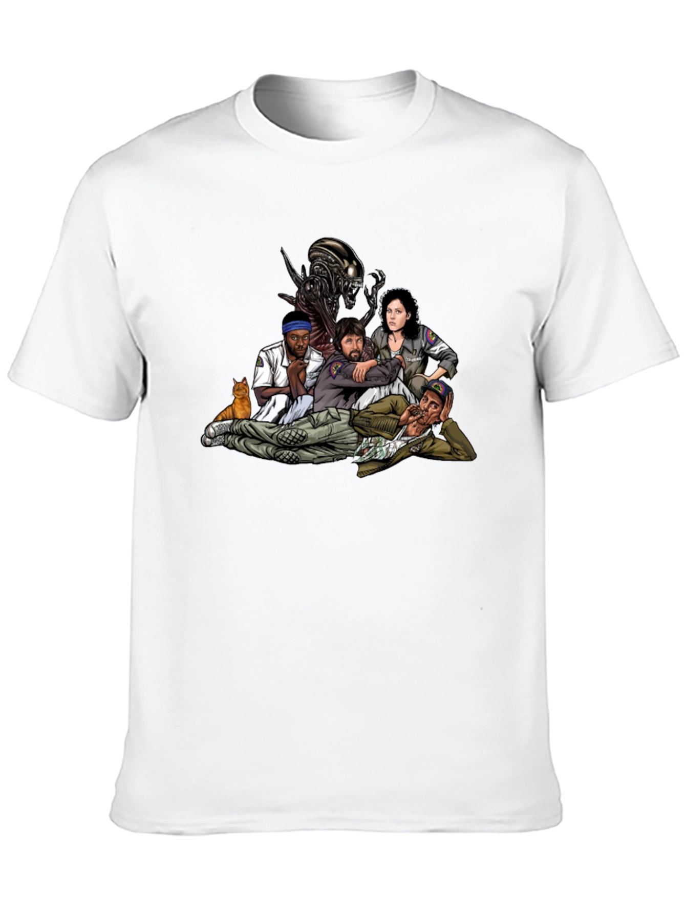 Alien Movie Crew Graphic T-Shirt