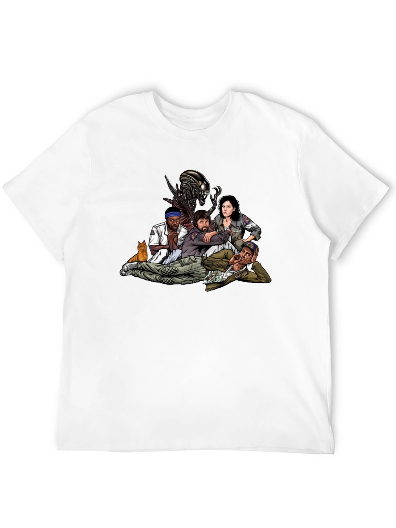 Alien Movie Crew Graphic T-Shirt