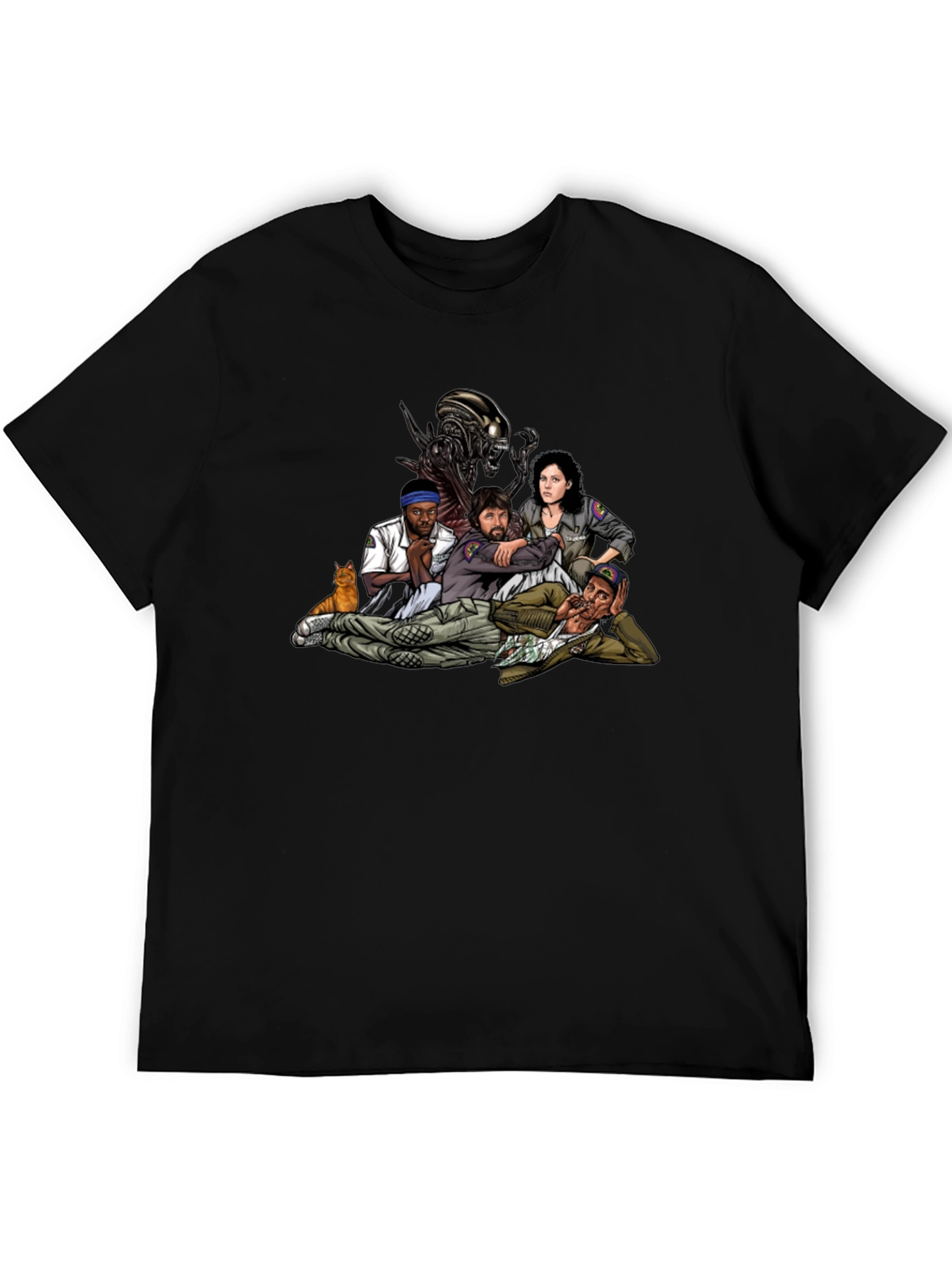 Alien Movie Crew Graphic T-Shirt