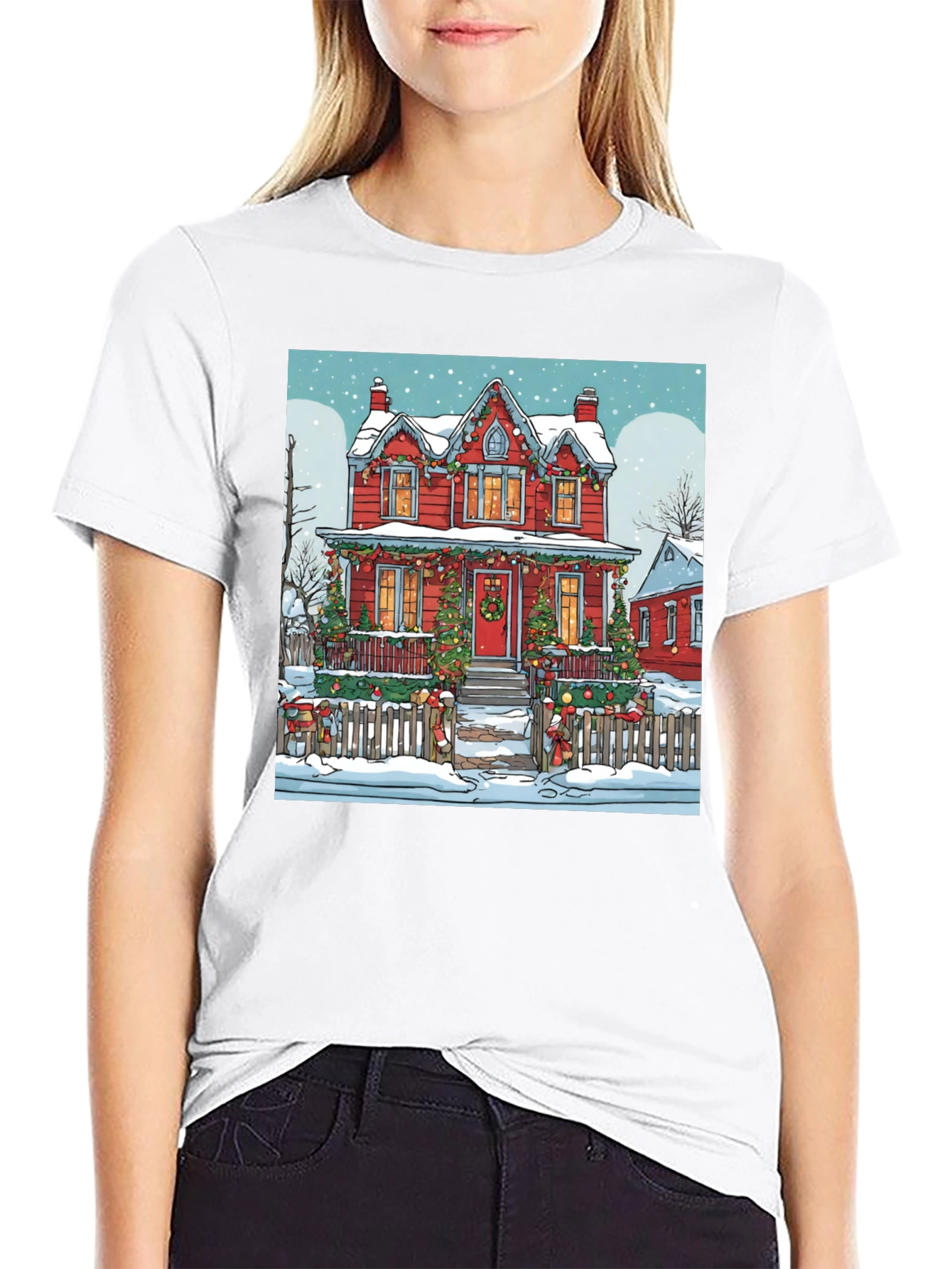 Festive Holiday House T-Shirt