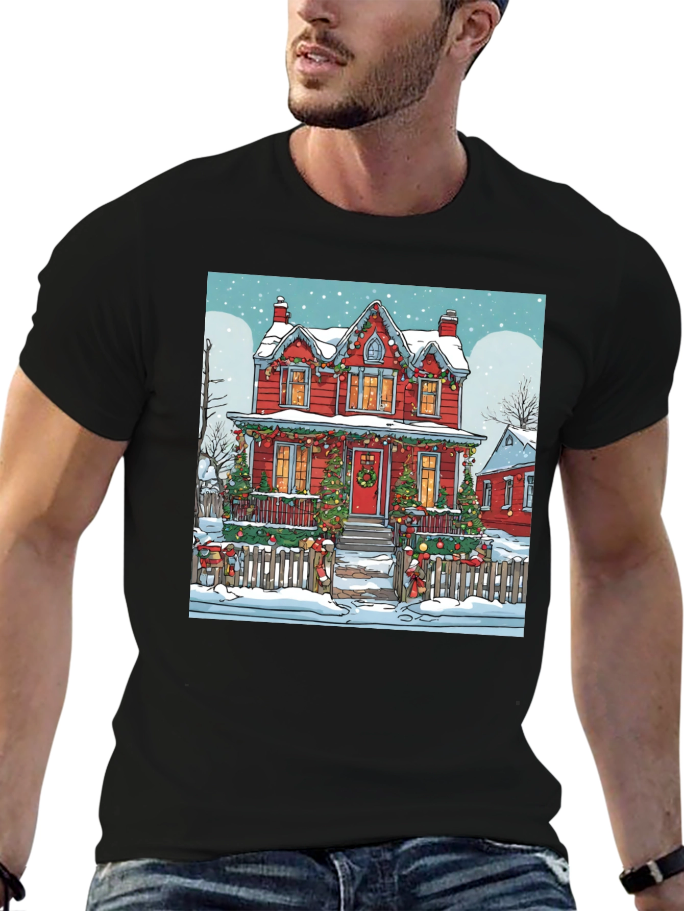 Festive Holiday House T-Shirt