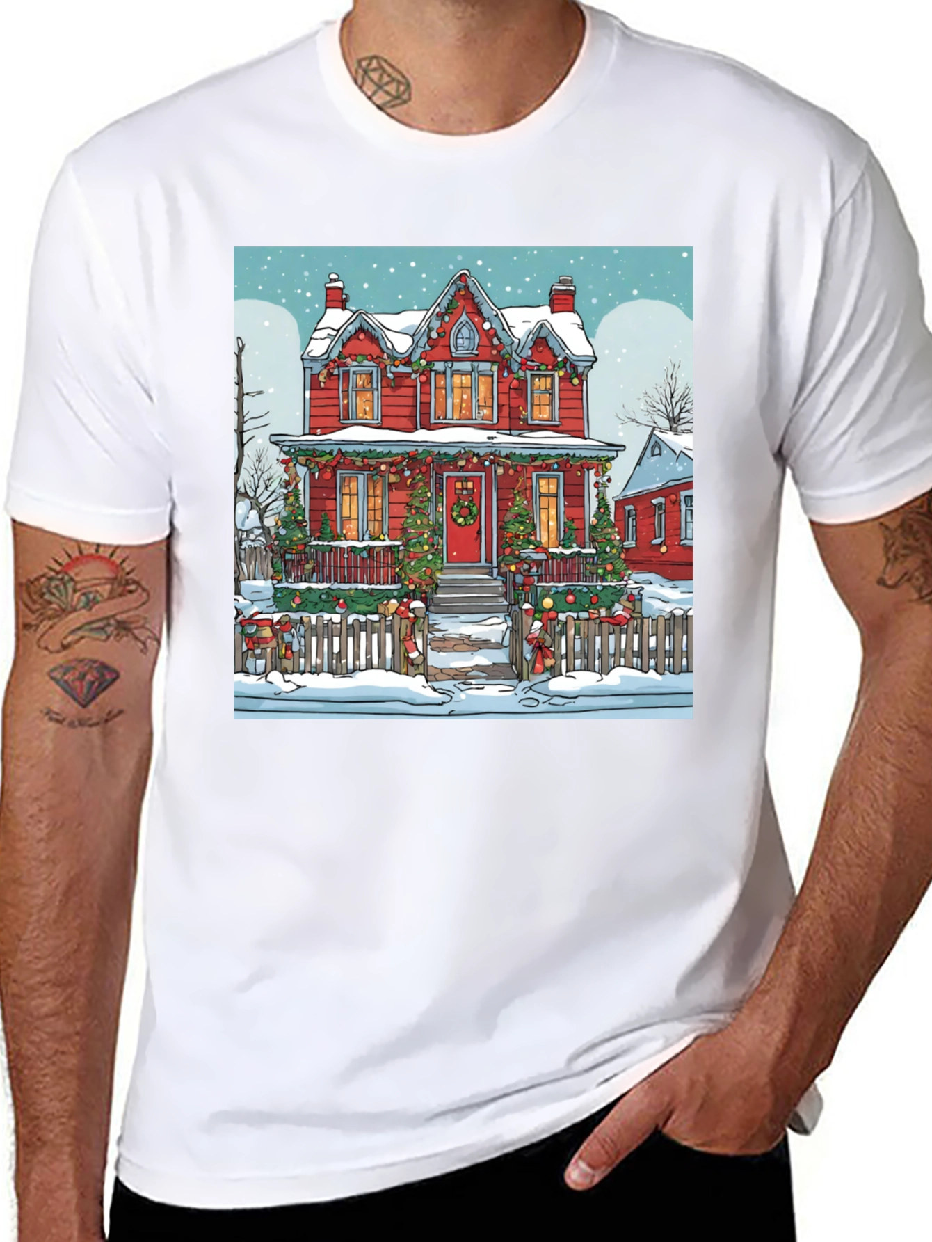 Festive Holiday House T-Shirt