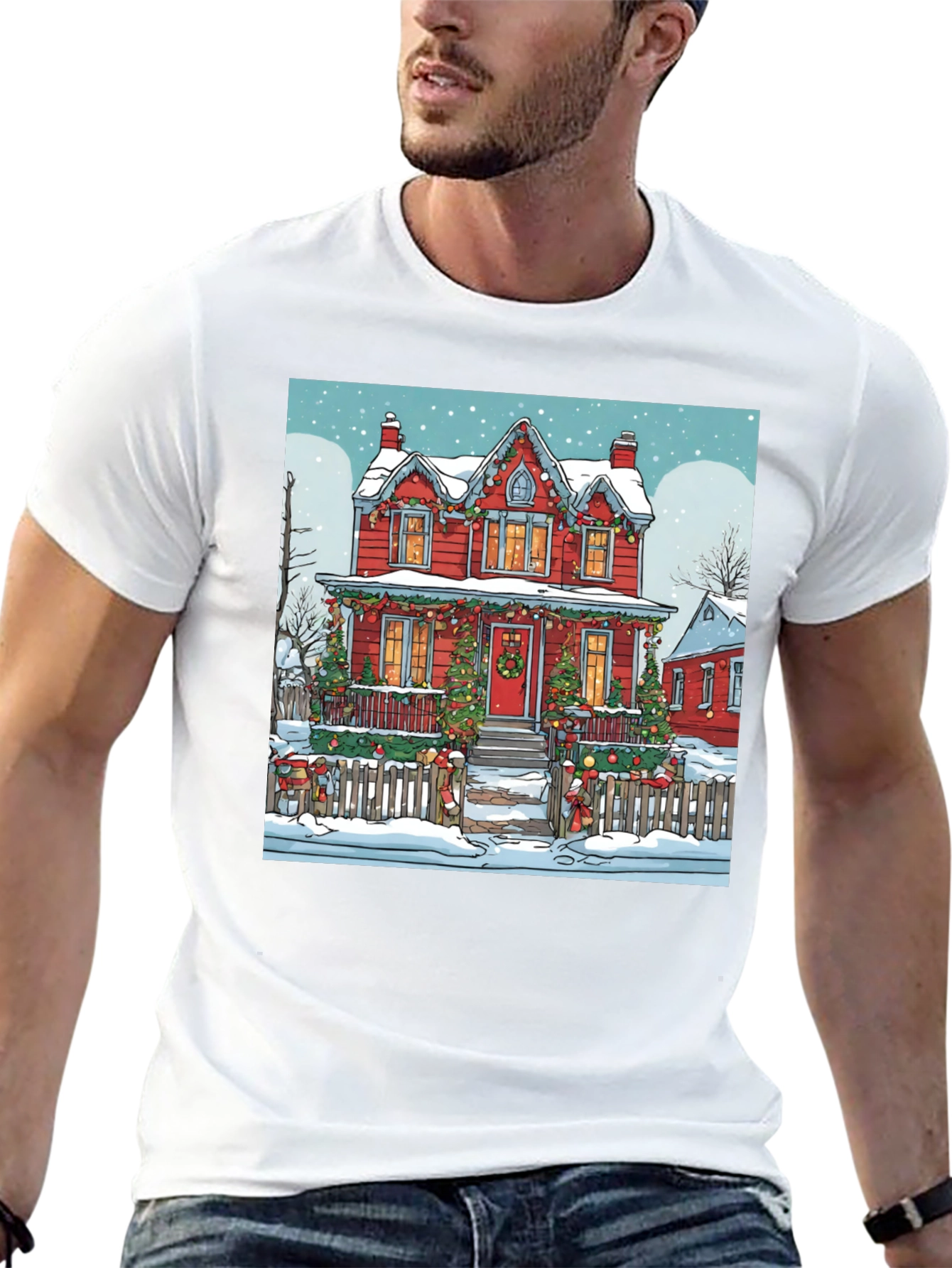 Festive Holiday House T-Shirt