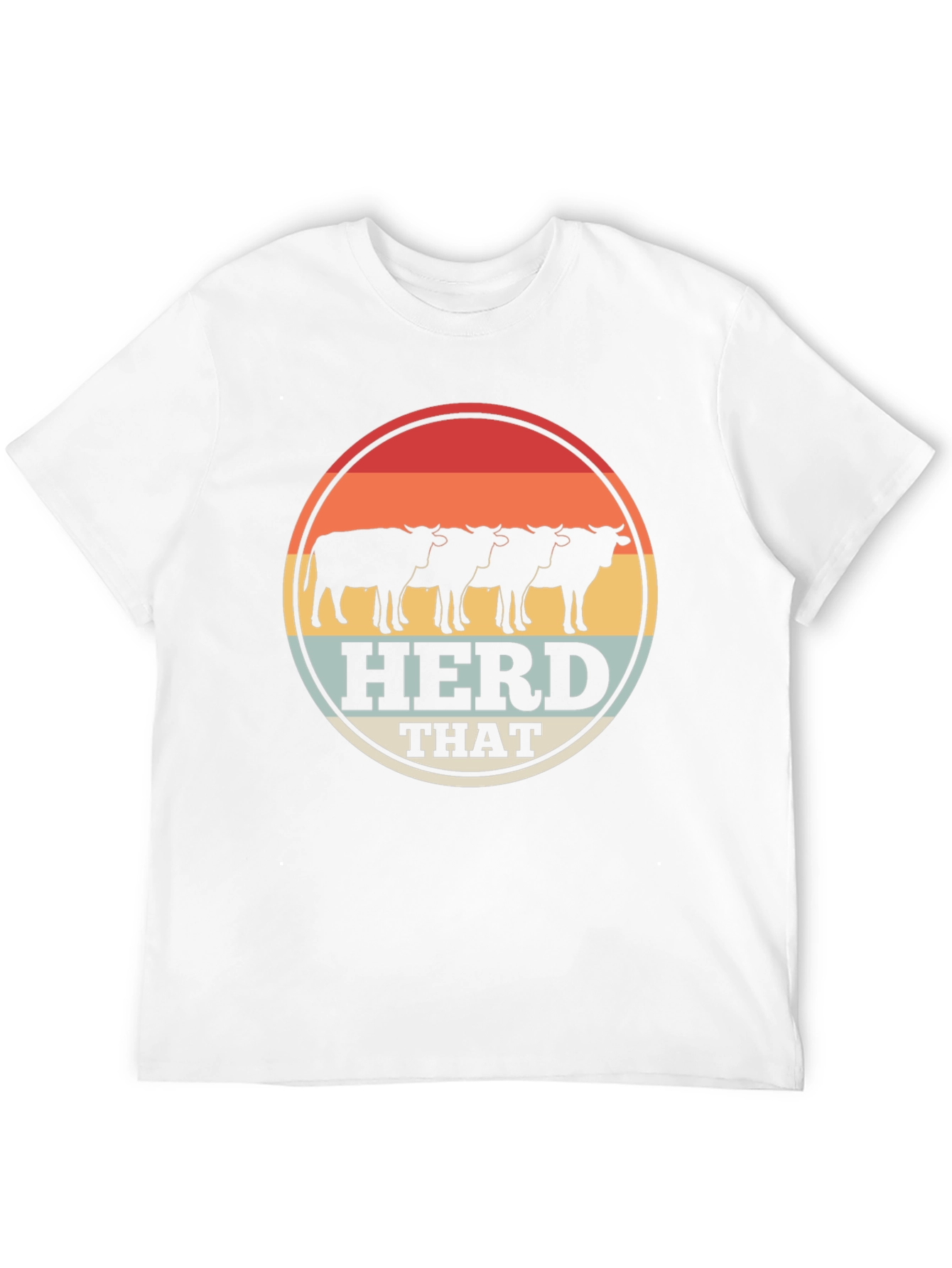 Herd That T-Shirt - Retro Style Farm Tee