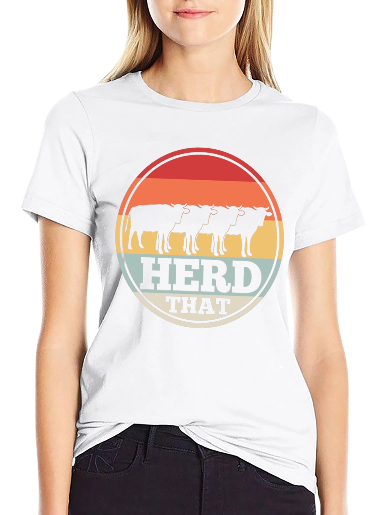 Herd That T-Shirt - Retro Style Farm Tee