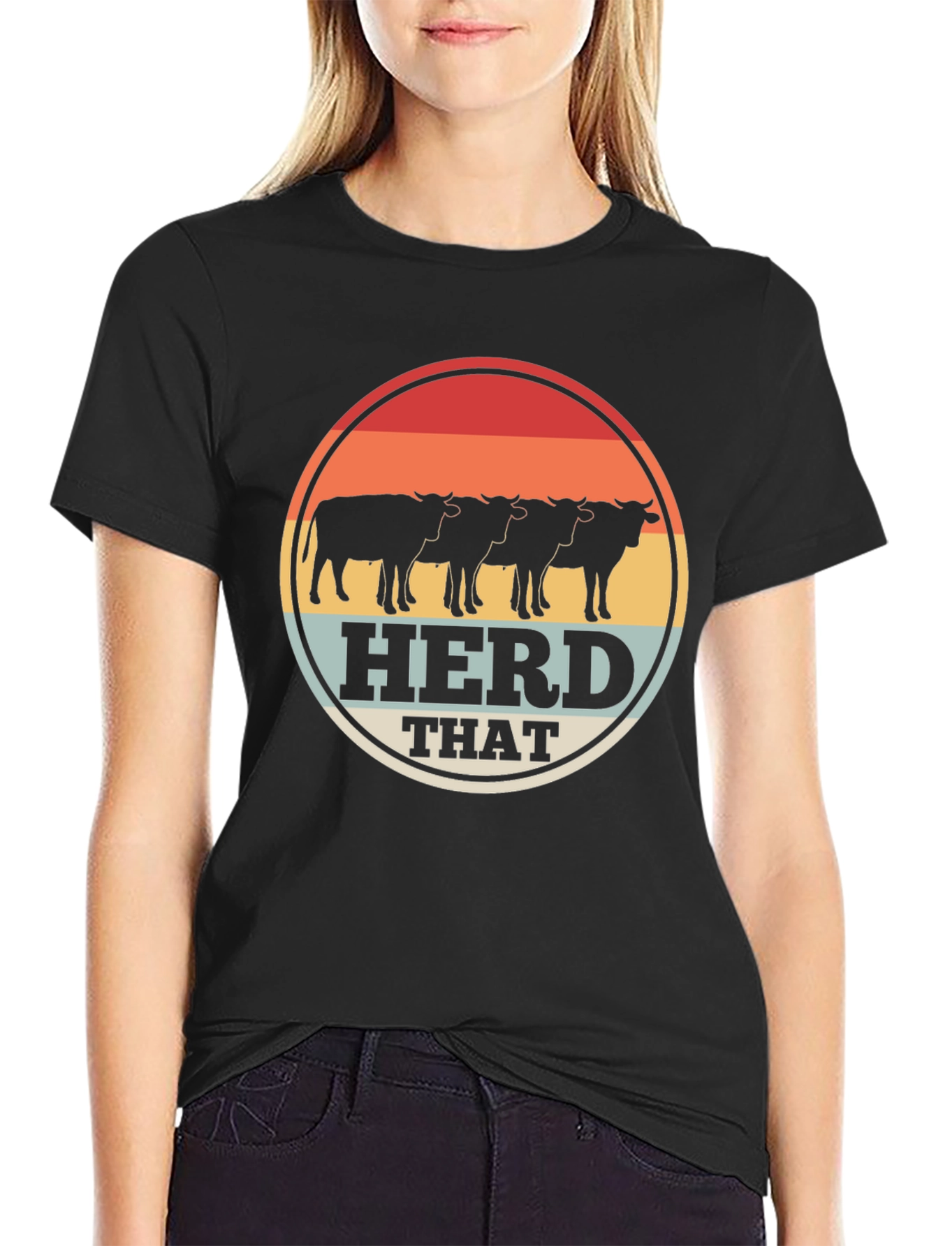 Herd That T-Shirt - Retro Style Farm Tee