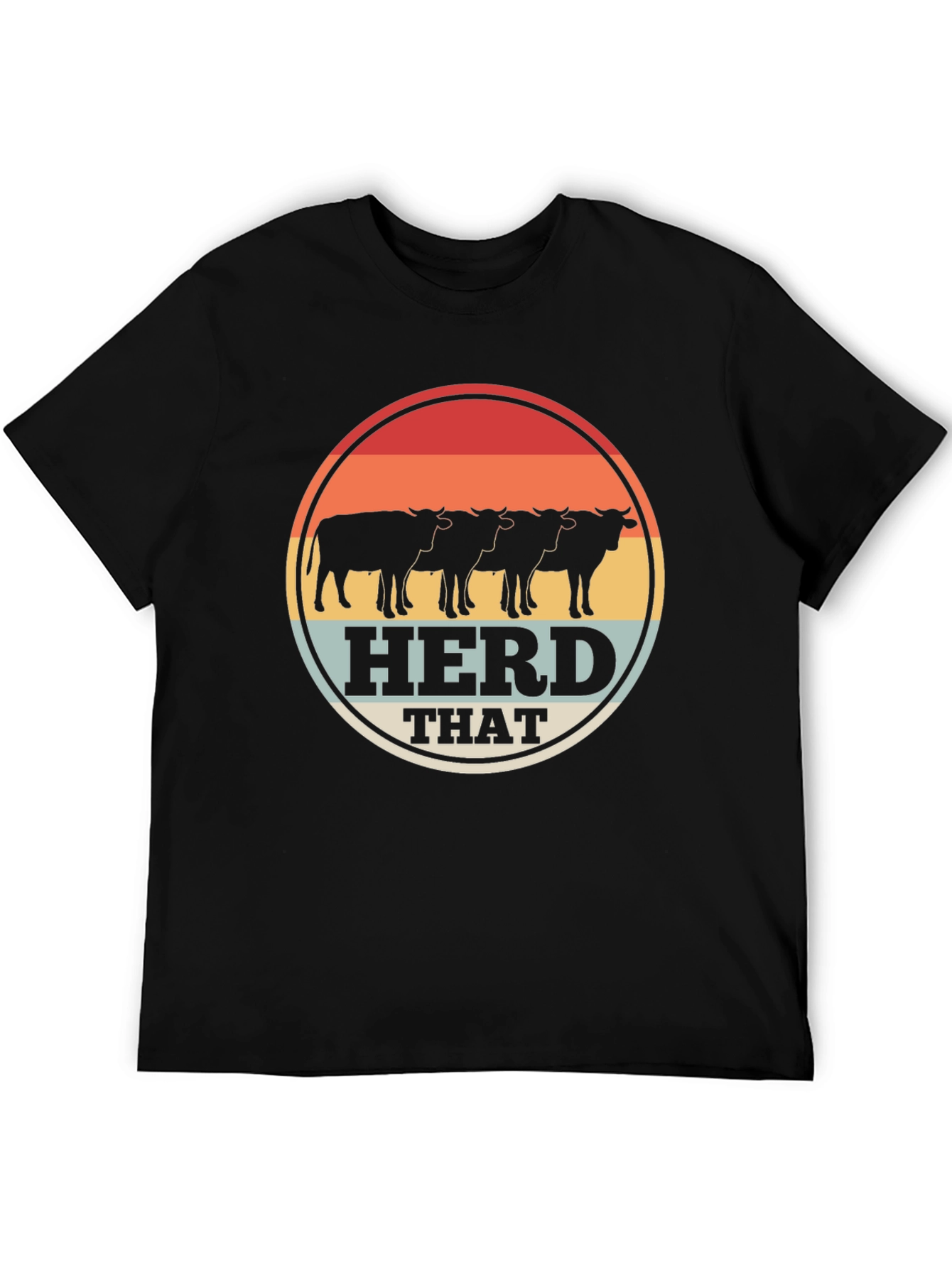 Herd That T-Shirt - Retro Style Farm Tee