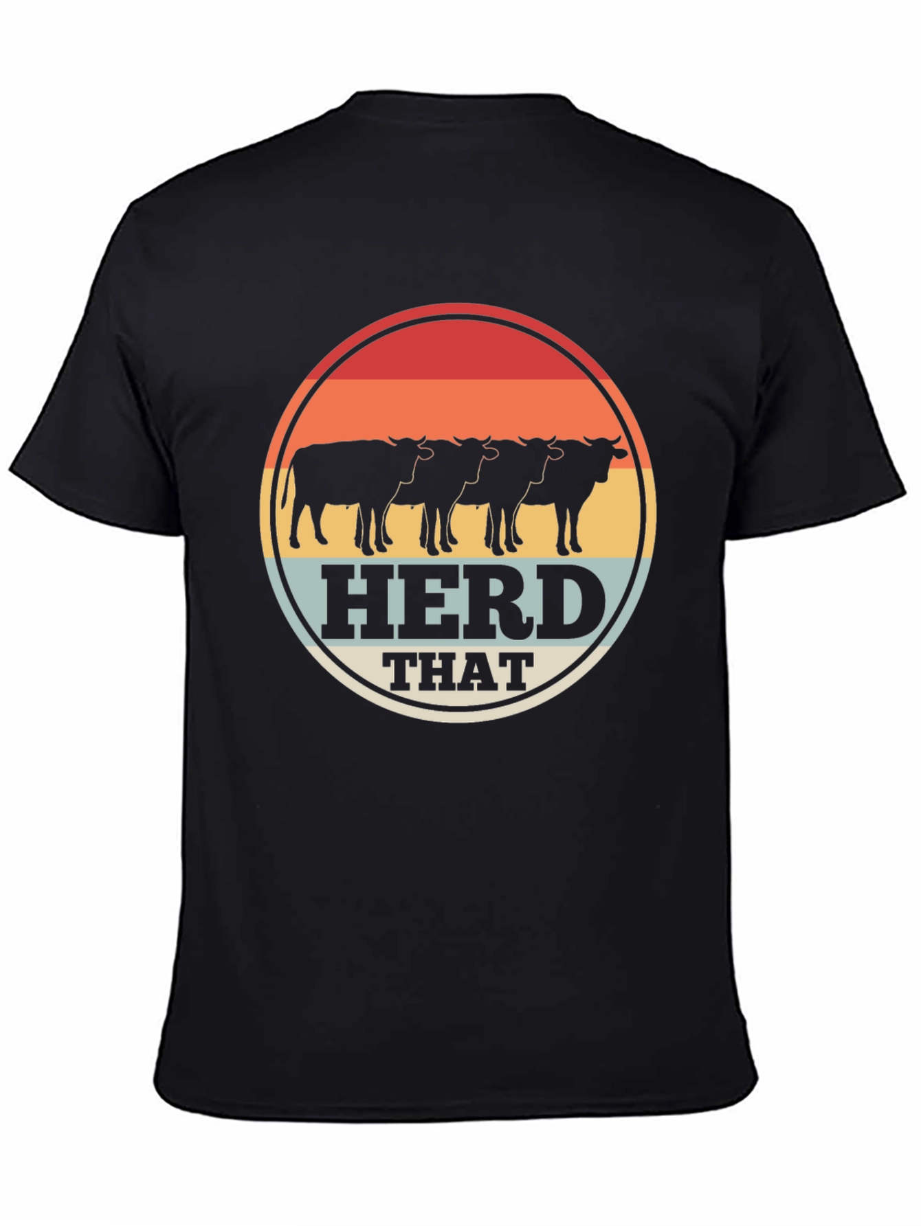 Herd That T-Shirt - Retro Style Farm Tee