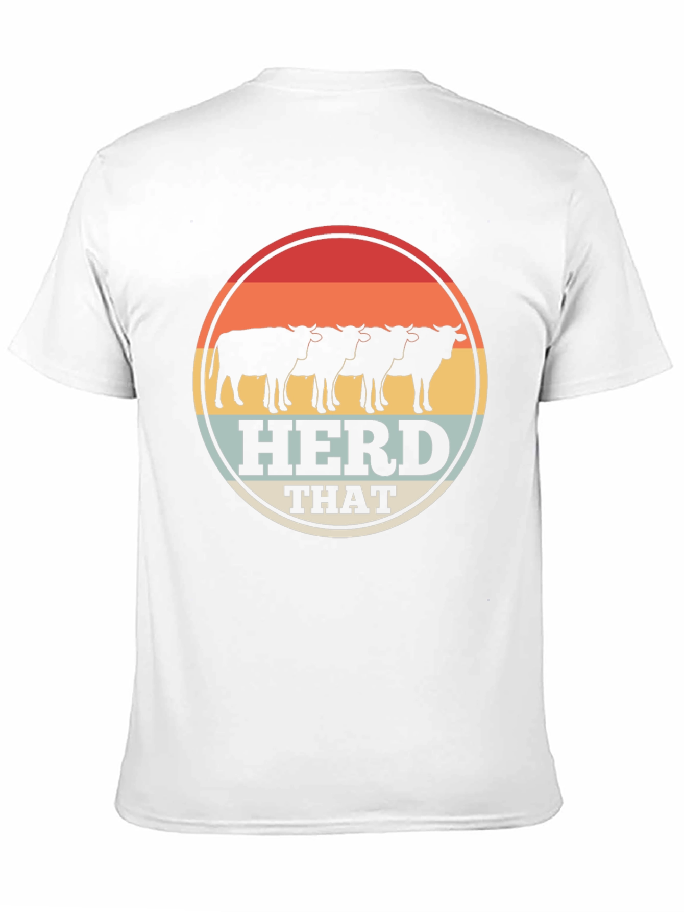 Herd That T-Shirt - Retro Style Farm Tee