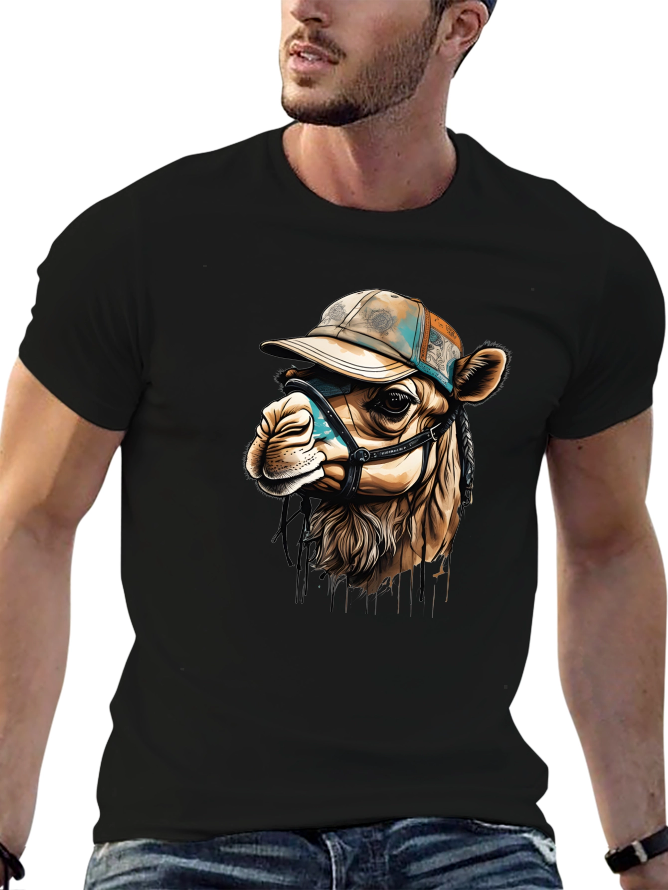 Cool Camel T-Shirt - Unique Graphic Tee