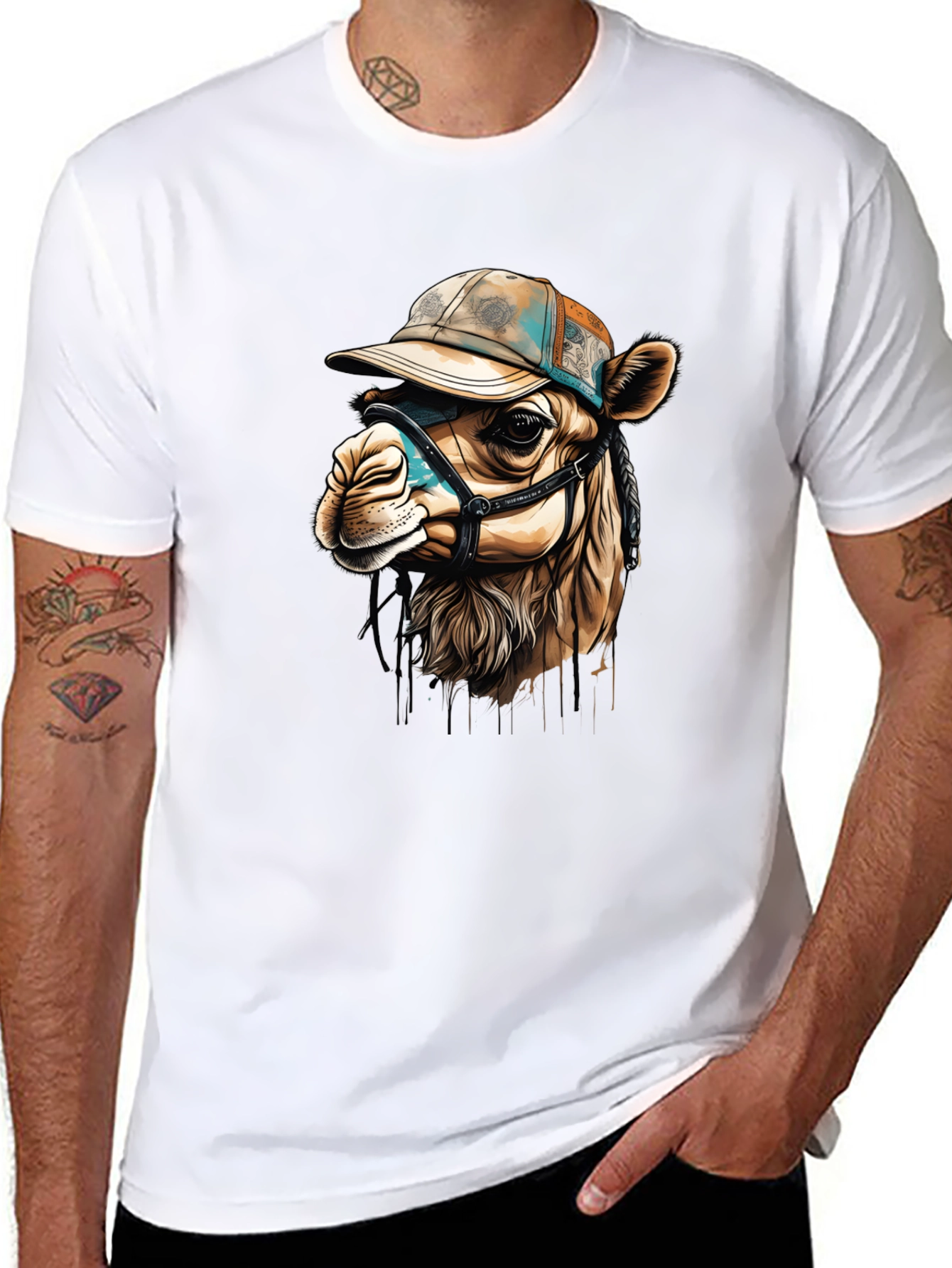 Cool Camel T-Shirt - Unique Graphic Tee