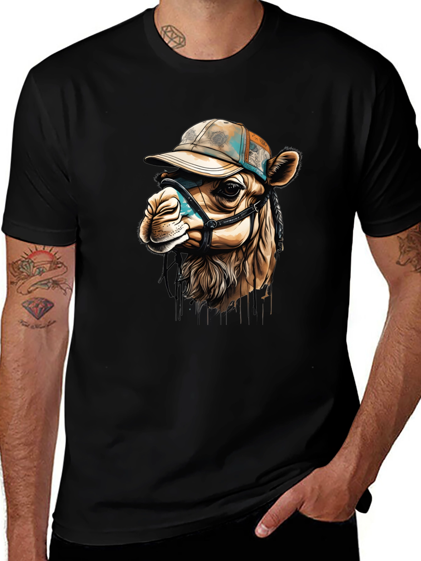 Cool Camel T-Shirt - Unique Graphic Tee