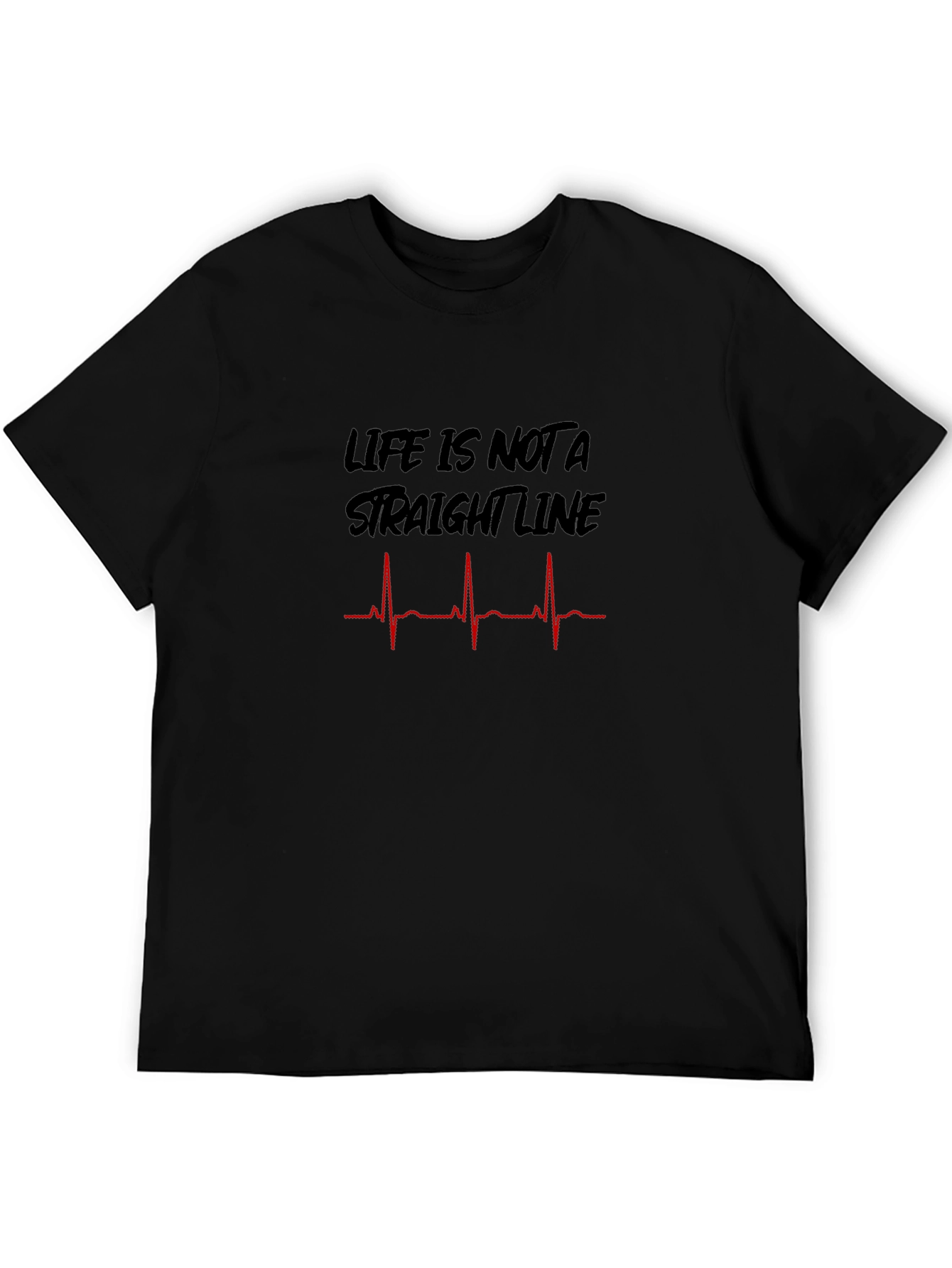Life is Not a Straight Line Graphic T-Shirt
