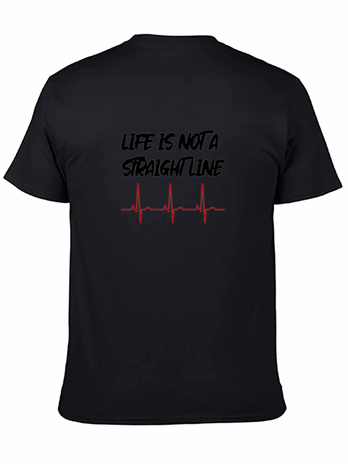 Life is Not a Straight Line Graphic T-Shirt