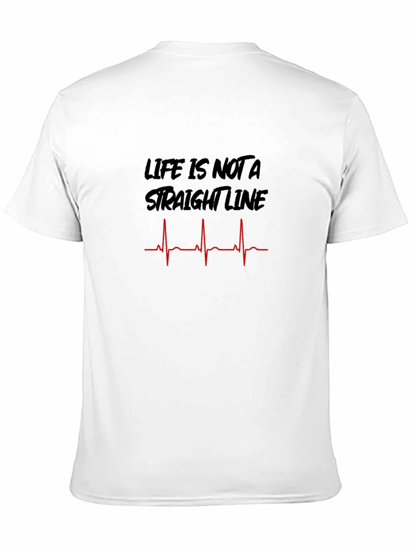 Life is Not a Straight Line Graphic T-Shirt