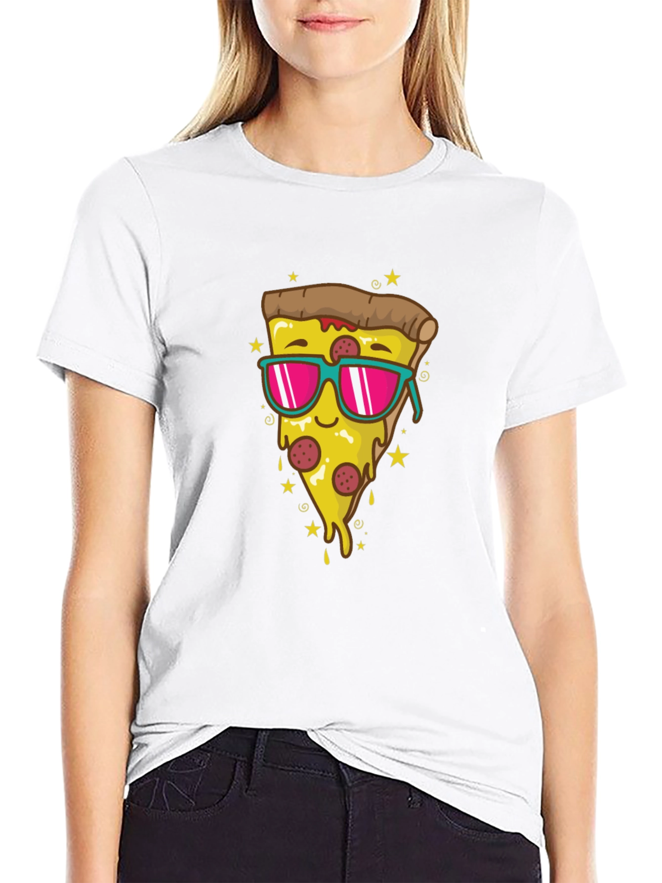 Cool Pizza Slice Graphic Tee