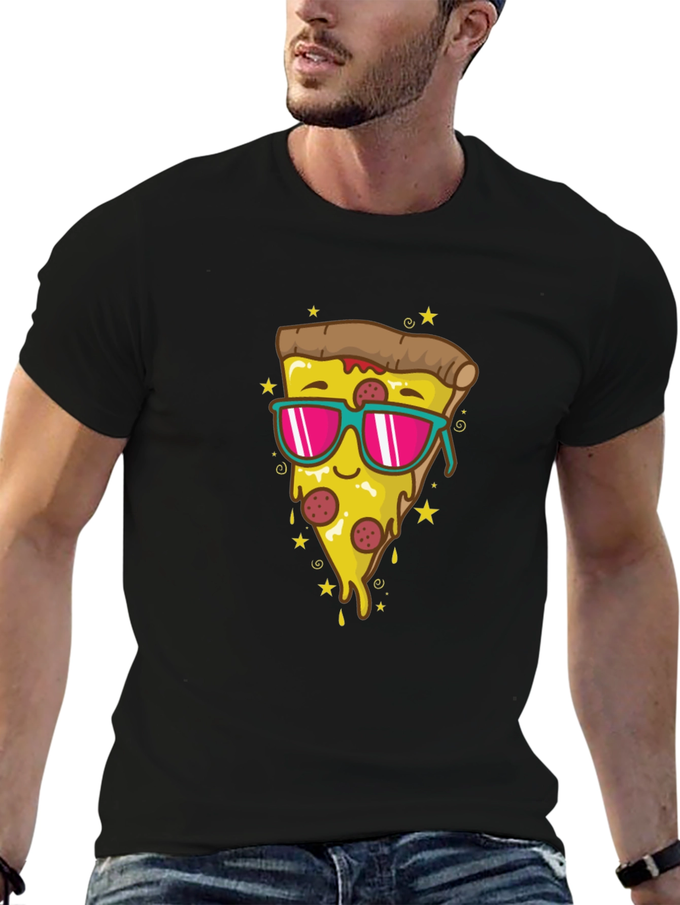 Cool Pizza Slice Graphic Tee