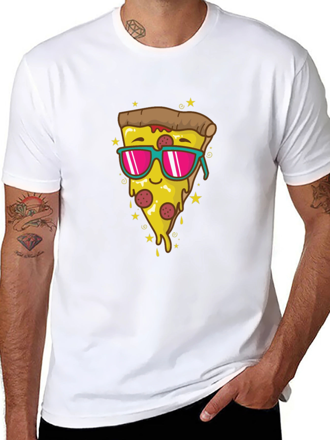 Cool Pizza Slice Graphic Tee