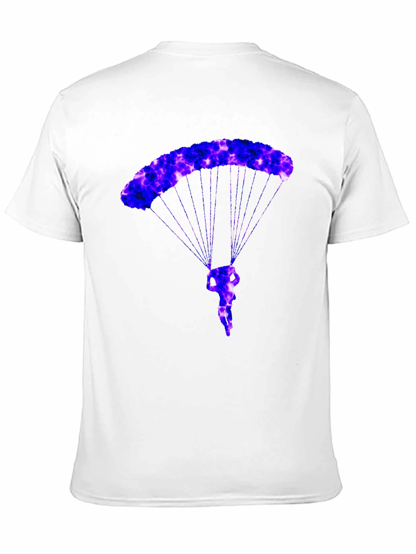 Parachute T-Shirt - Black Novelty Graphic Tee