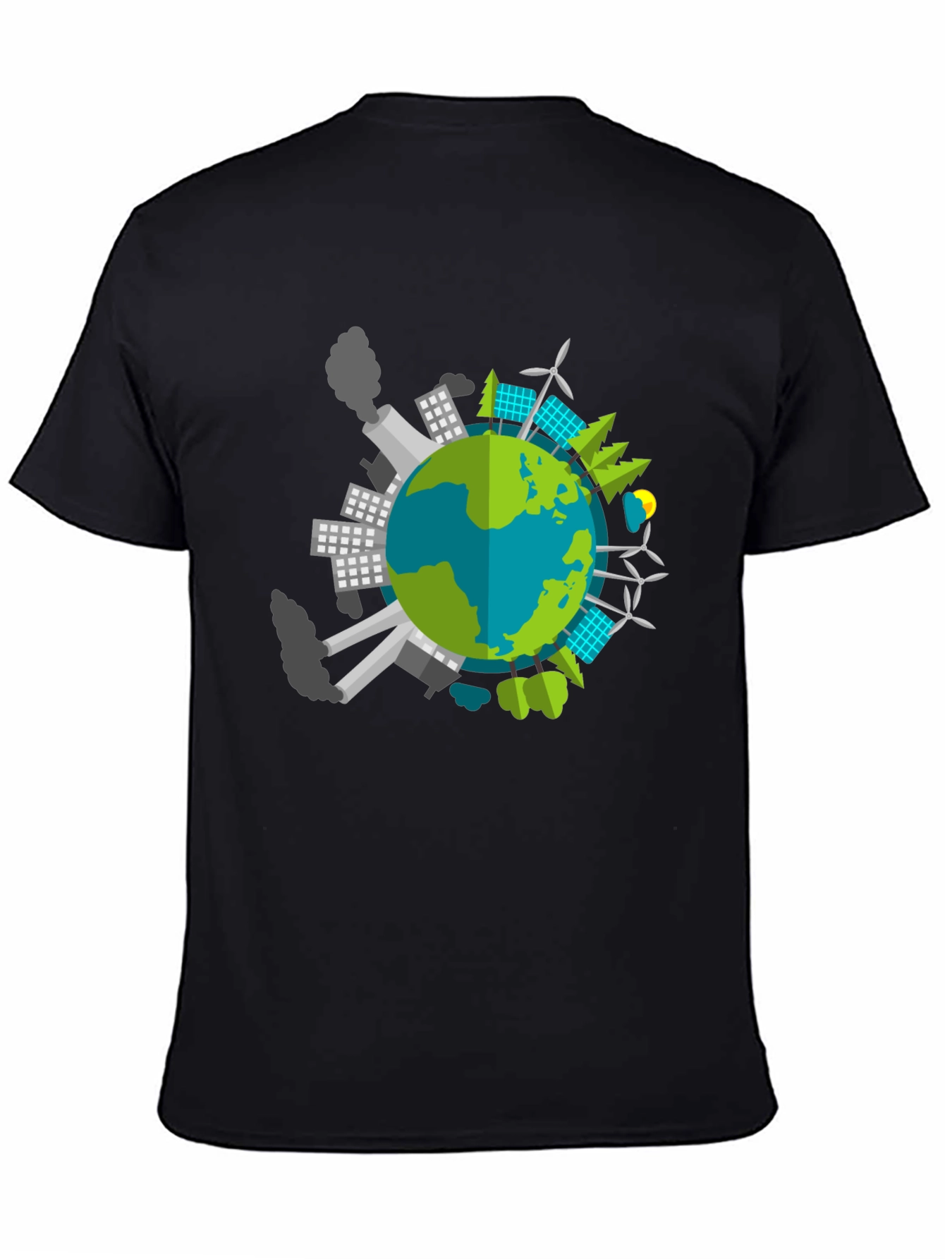Eco Earth Graphic T-Shirt - Black