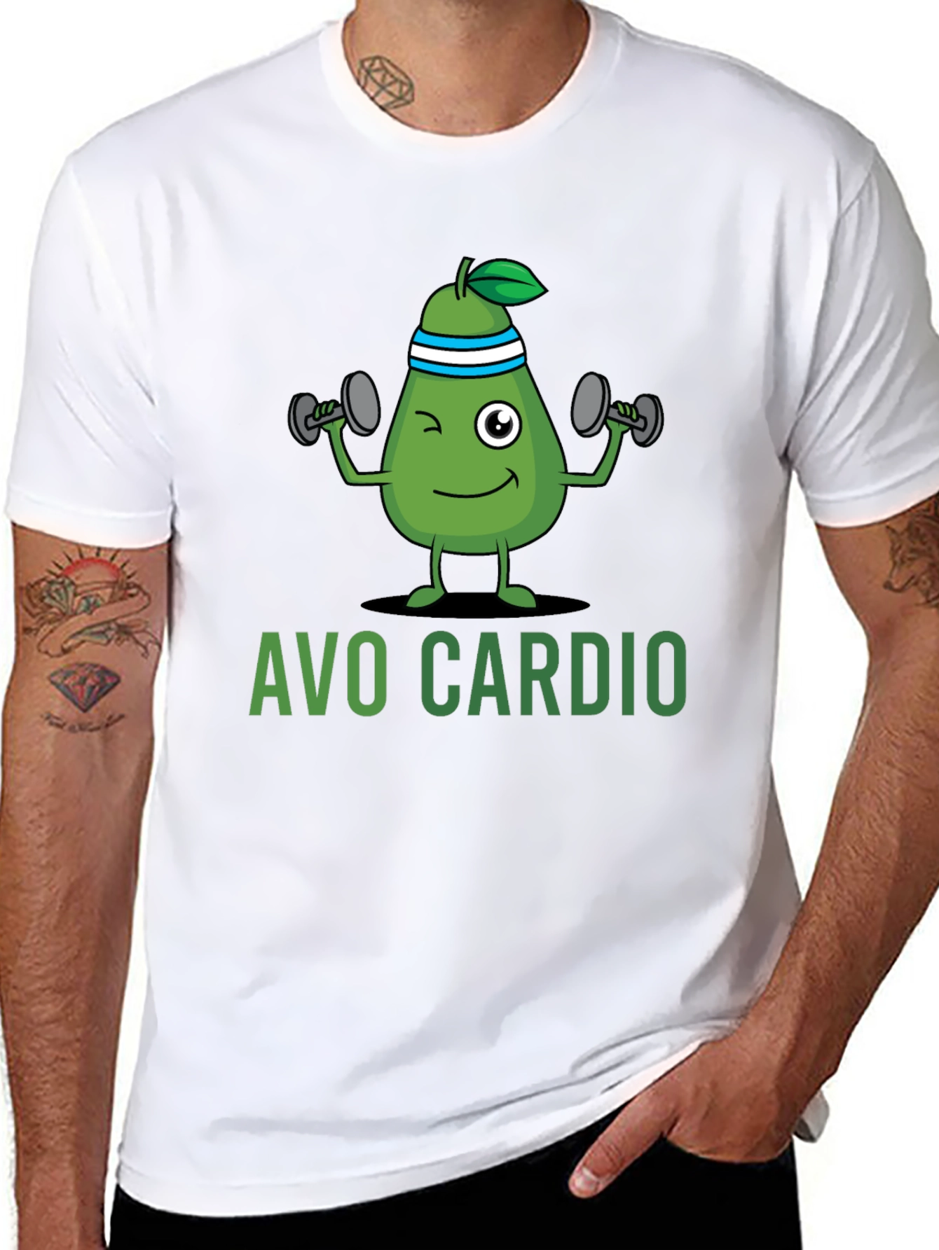 Avo Cardio T-Shirt - Funny Workout Tee
