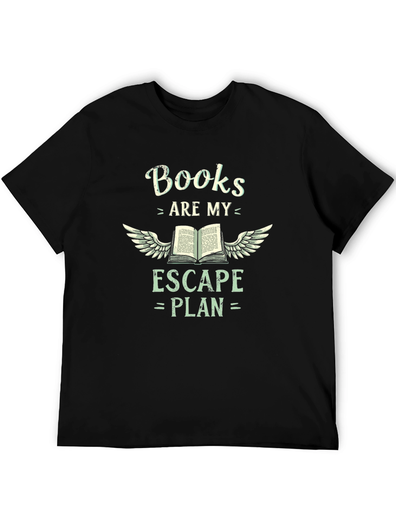 Books Are My Escape Plan Graphic T-Shirt