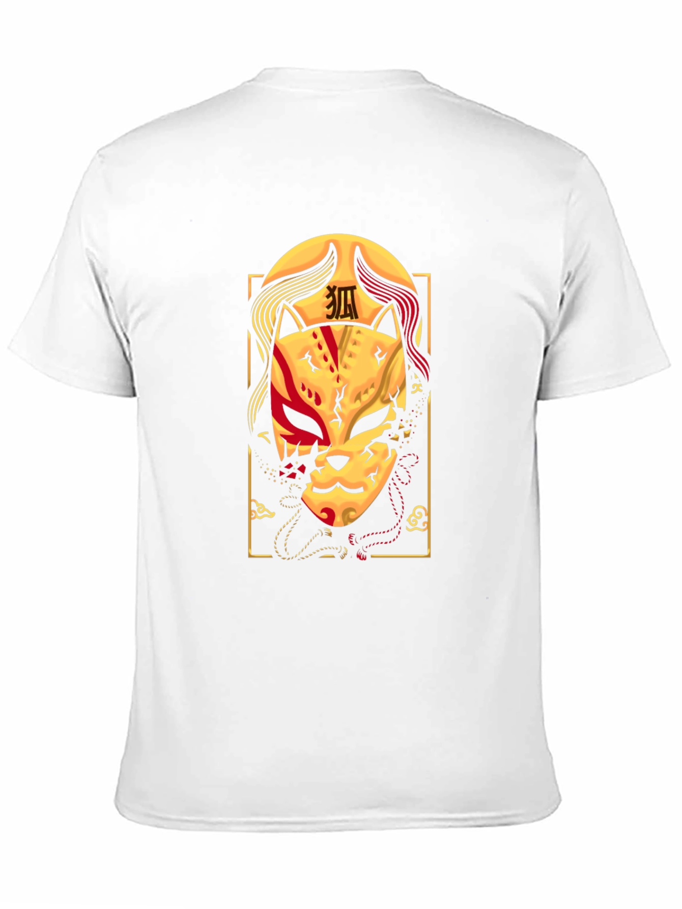Japanese Kitsune Mask T-Shirt - Unique Graphic Tee