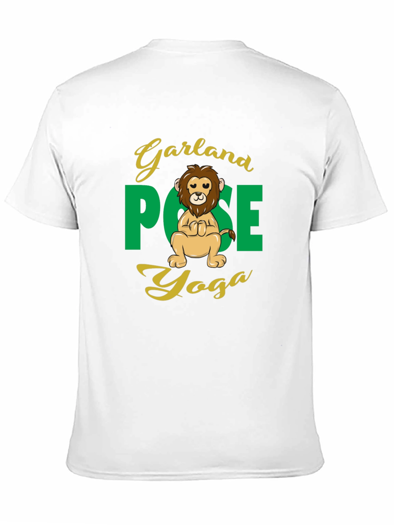 Garland Pose Yoga Lion Graphic Tee