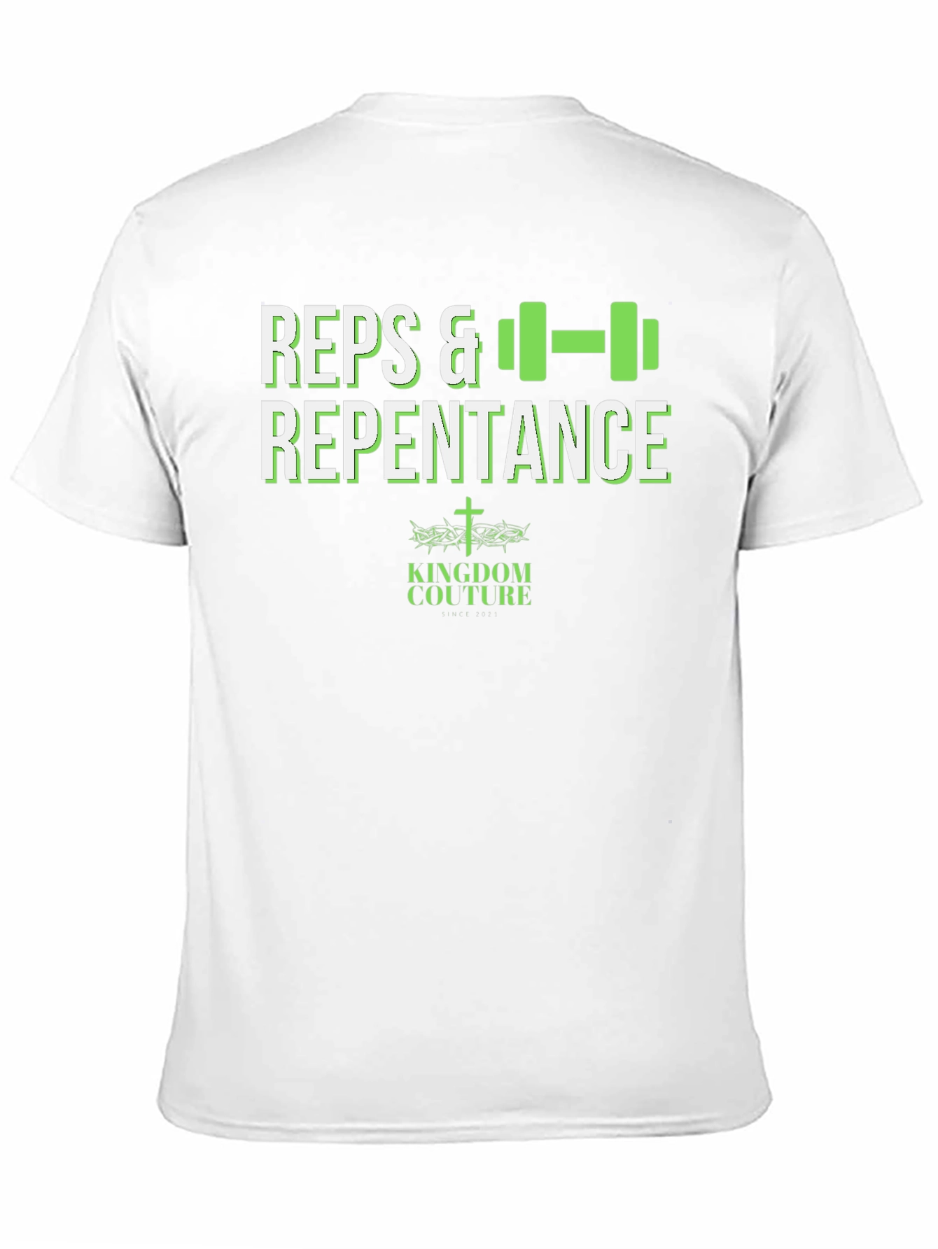 Reps & Repentance Fitness T-Shirt - Kingdom Couture