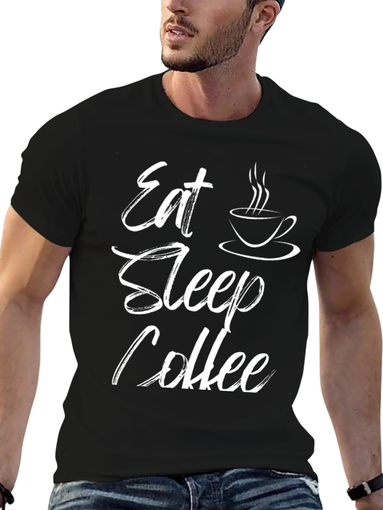 Eat Sleep Coffee Graphic Tee
