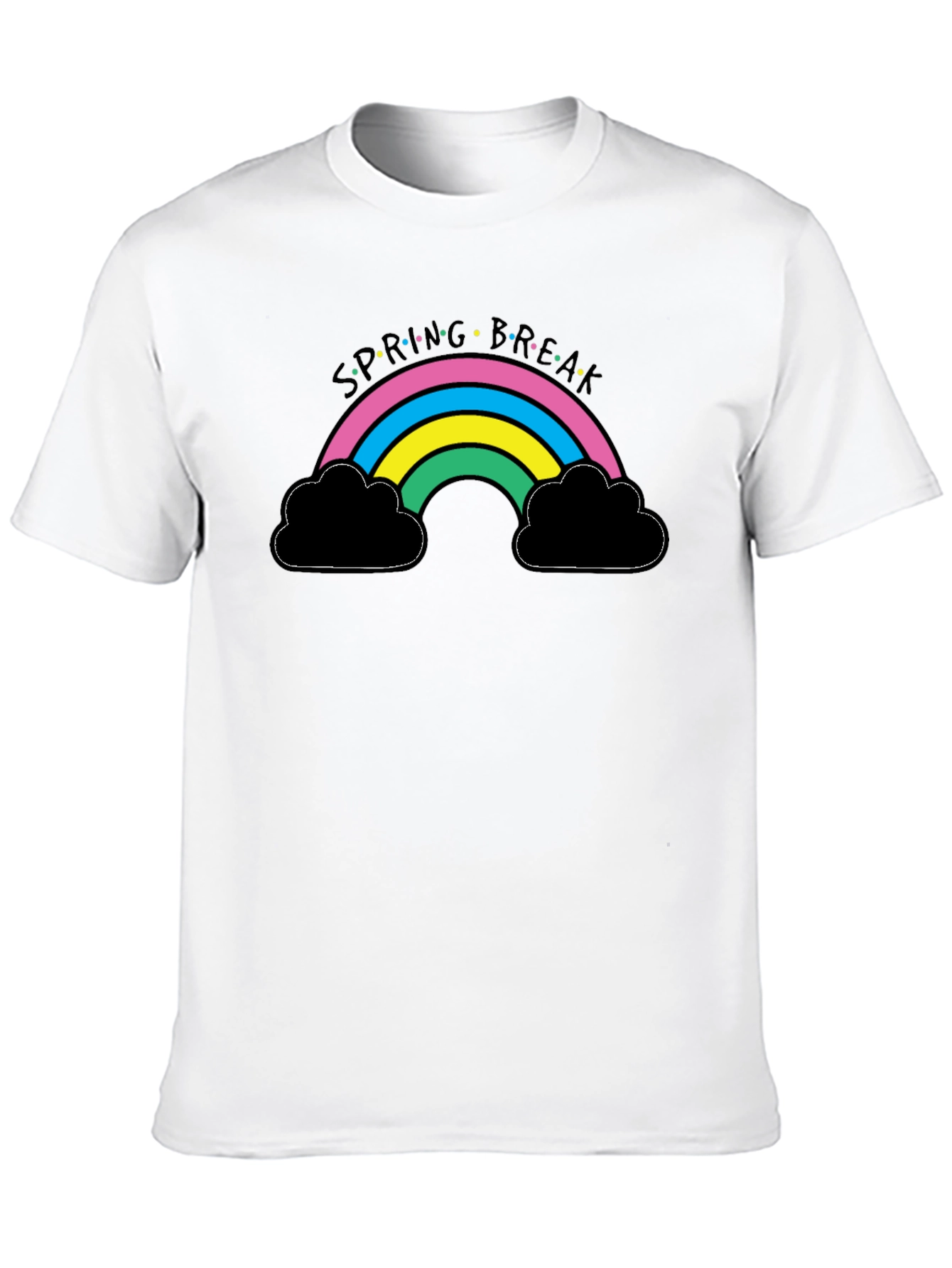 Spring Break Rainbow Graphic Tee
