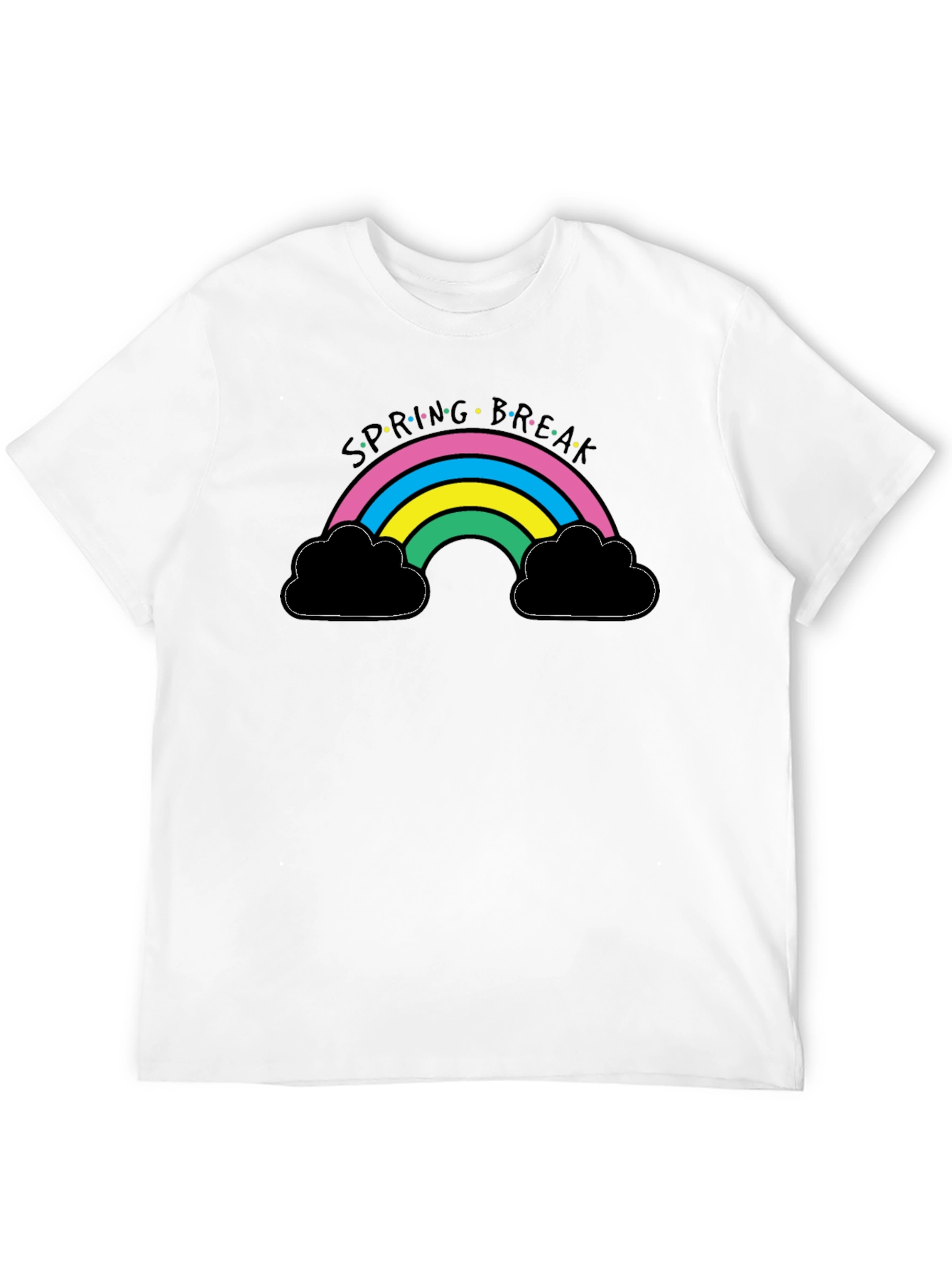 Spring Break Rainbow Graphic Tee