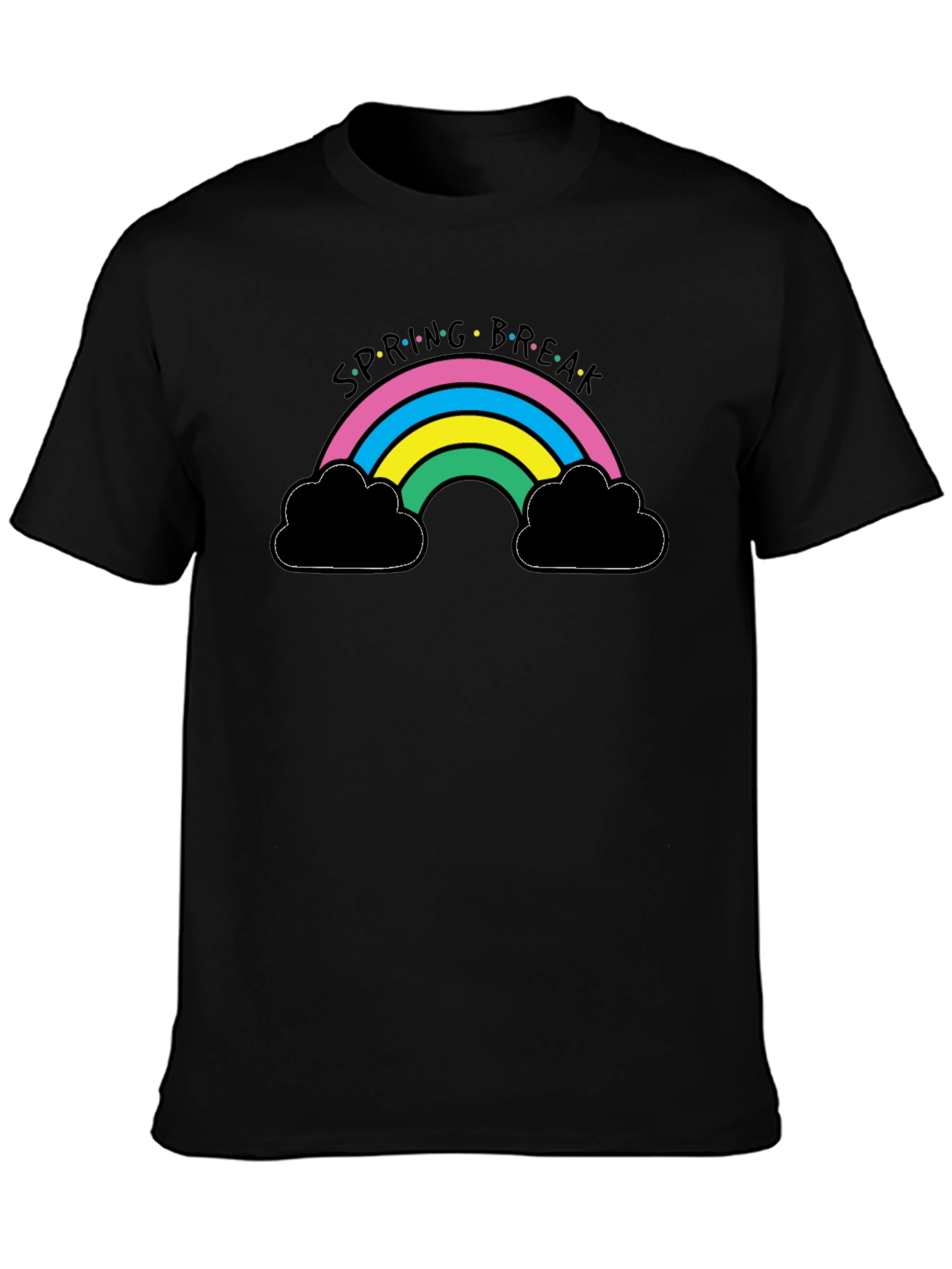 Spring Break Rainbow Graphic Tee