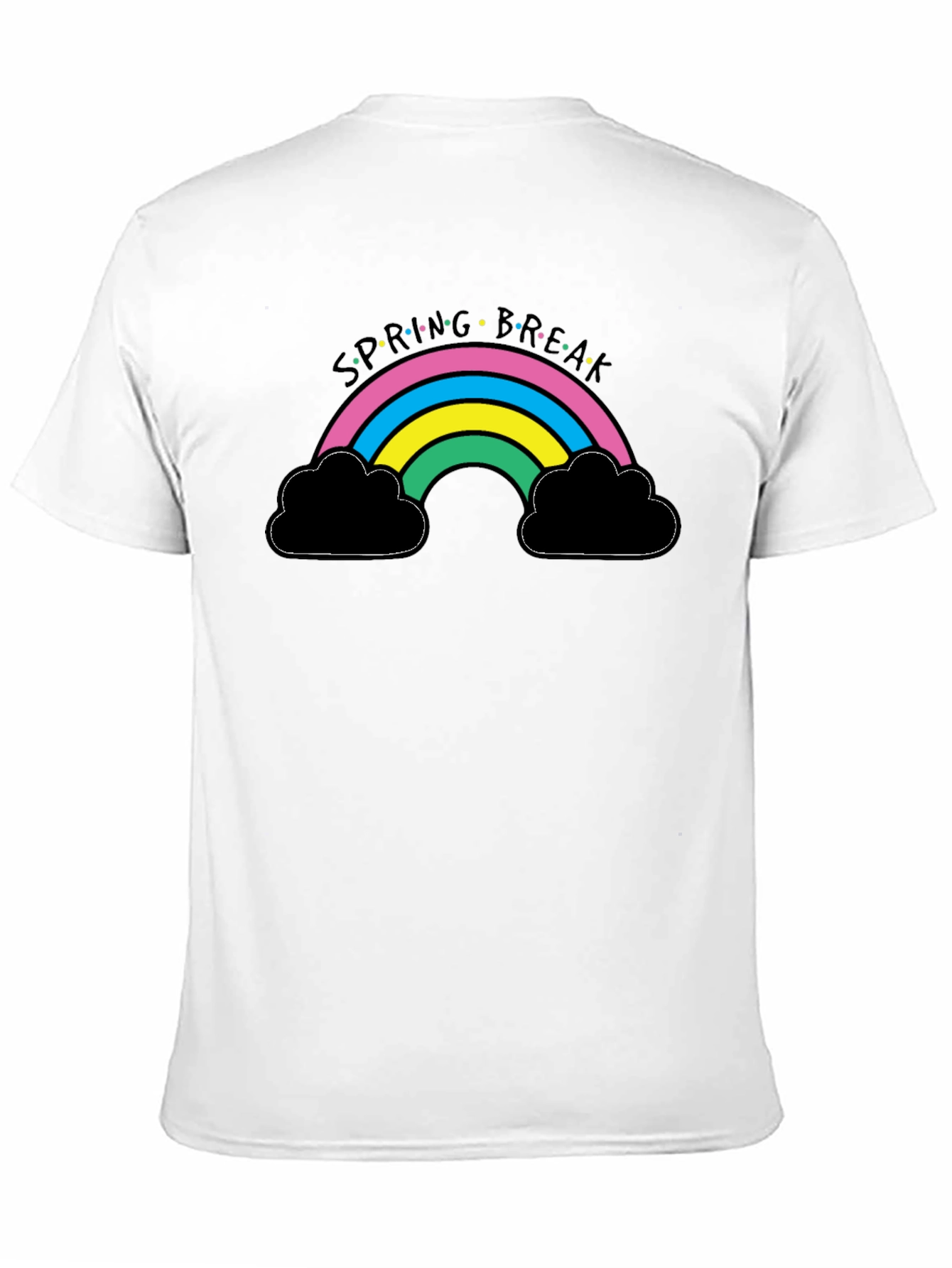 Spring Break Rainbow Graphic Tee