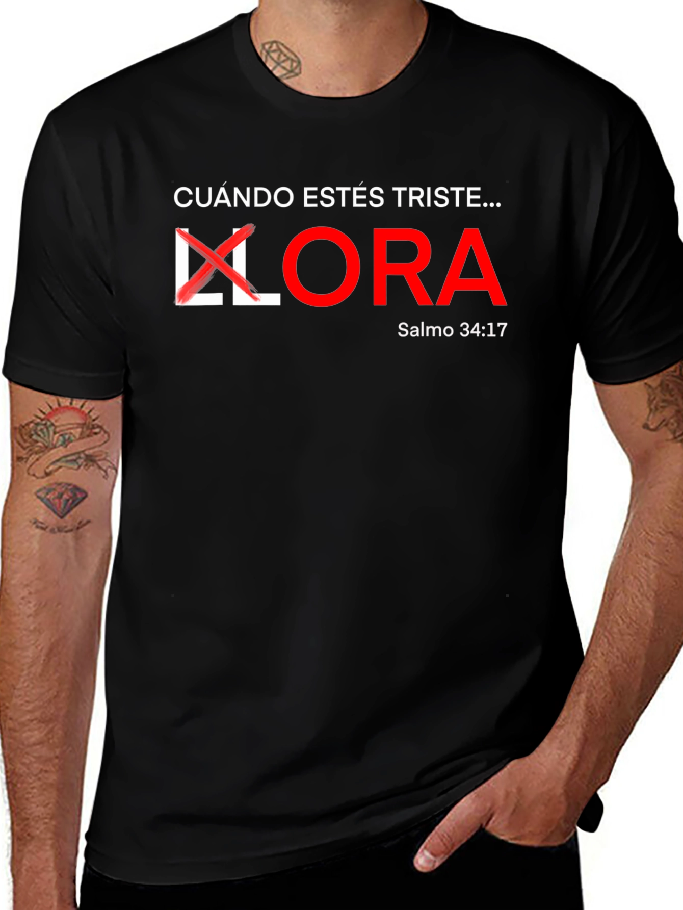 Cuando Estes Triste T-Shirt Christian Inspired Tee