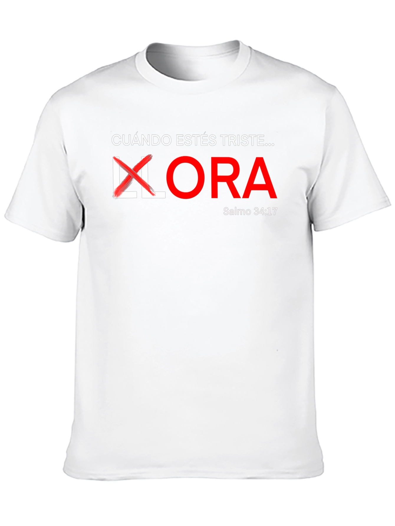 Cuando Estes Triste T-Shirt Christian Inspired Tee