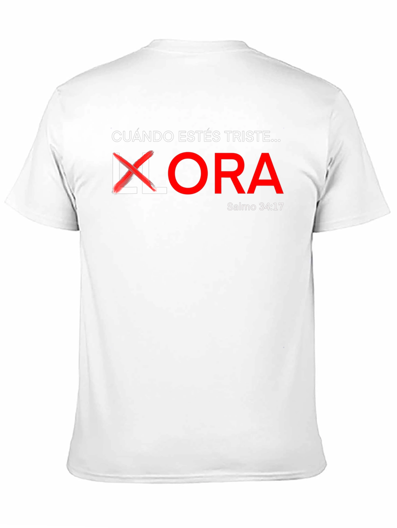 Cuando Estes Triste T-Shirt Christian Inspired Tee