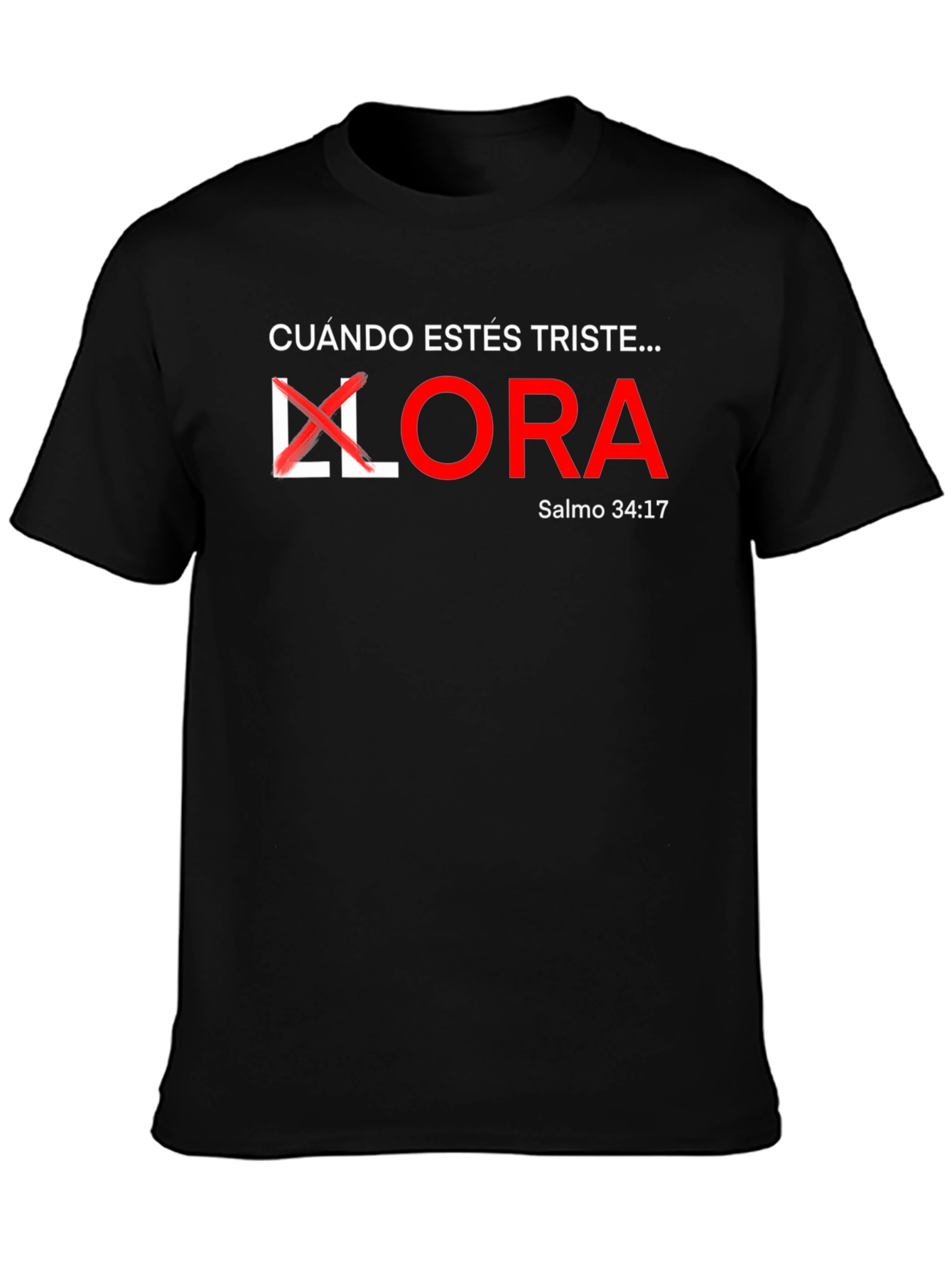Cuando Estes Triste T-Shirt Christian Inspired Tee