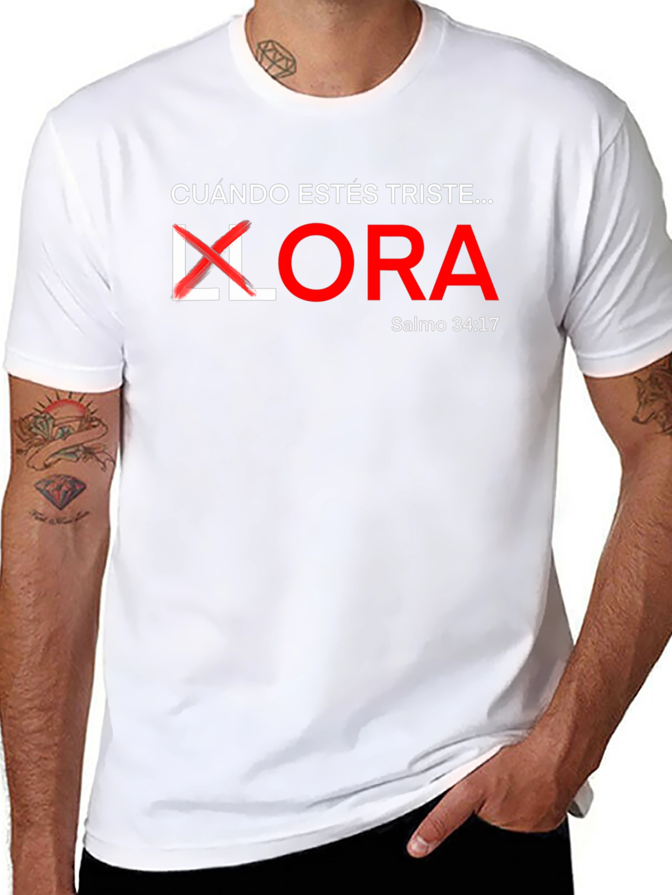 Cuando Estes Triste T-Shirt Christian Inspired Tee
