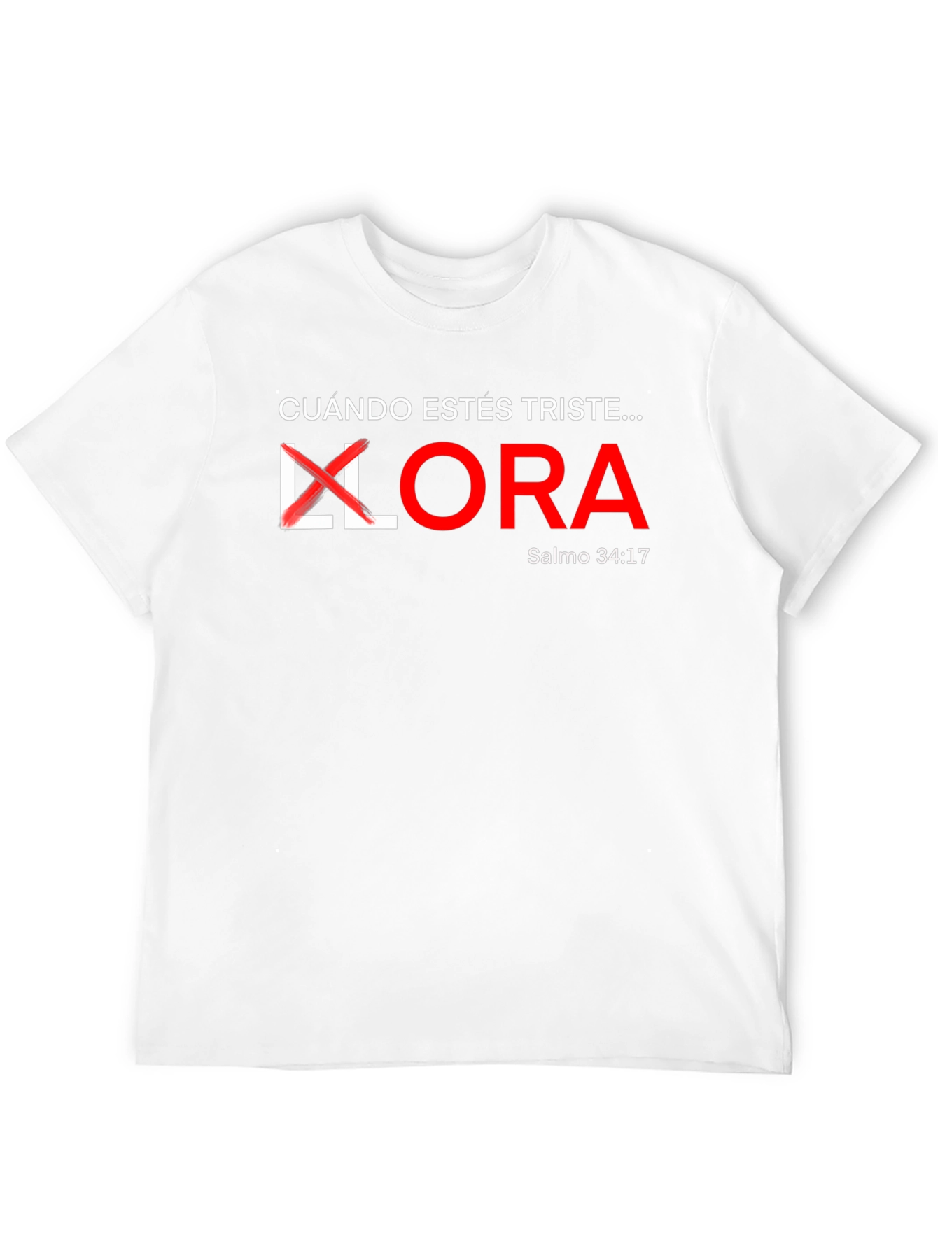 Cuando Estes Triste T-Shirt Christian Inspired Tee