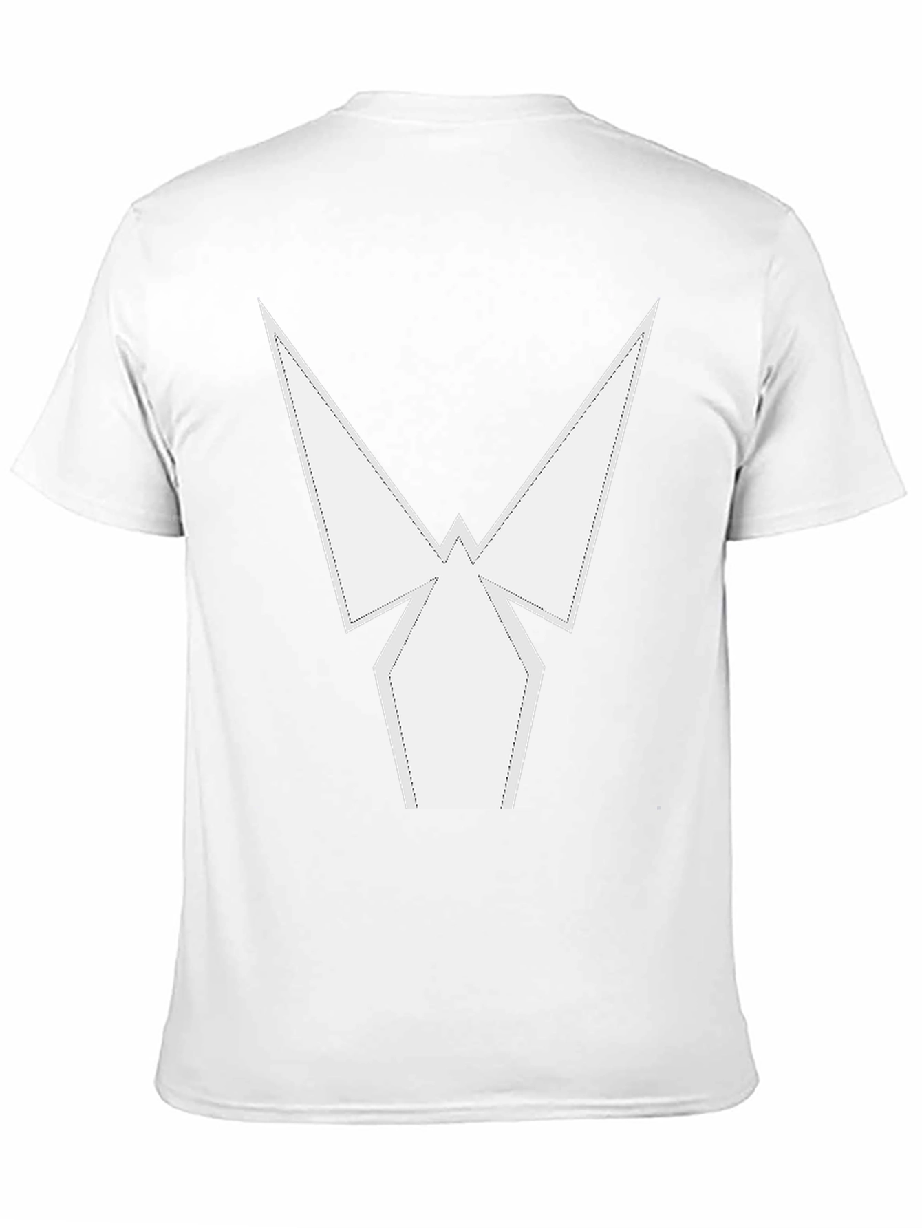 Geometric Design Black T-Shirt