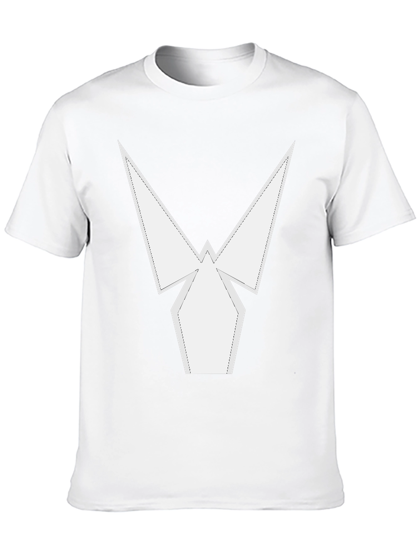 Geometric Design Black T-Shirt