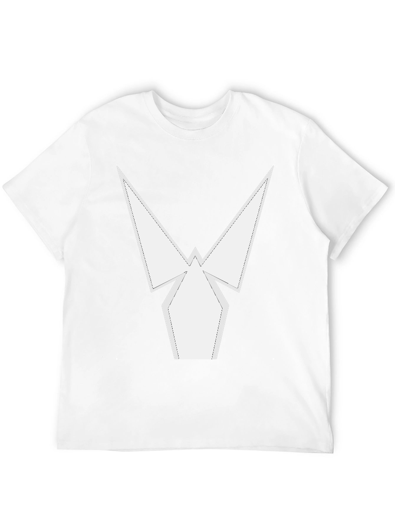 Geometric Design Black T-Shirt