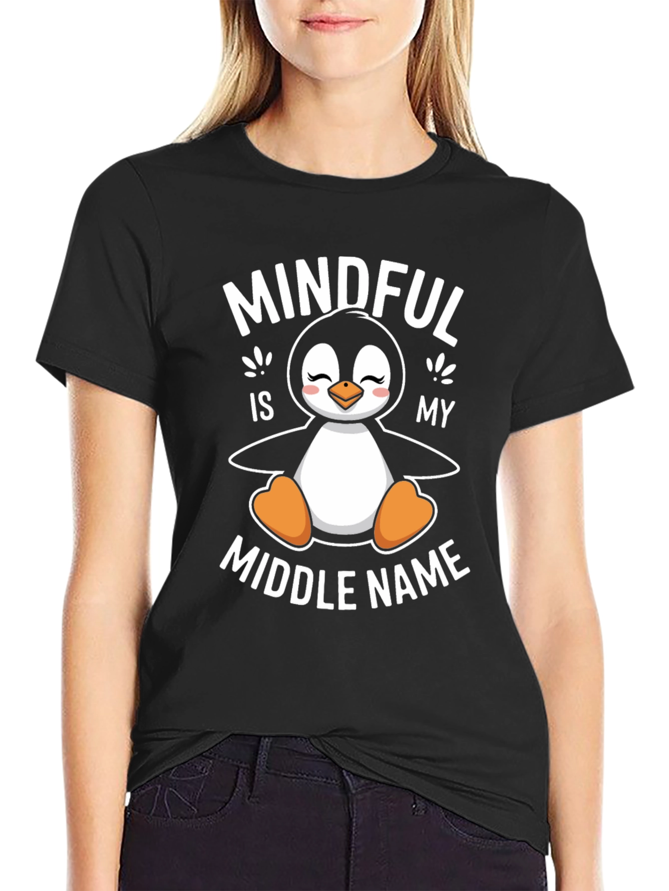 Mindful Penguin T-Shirt