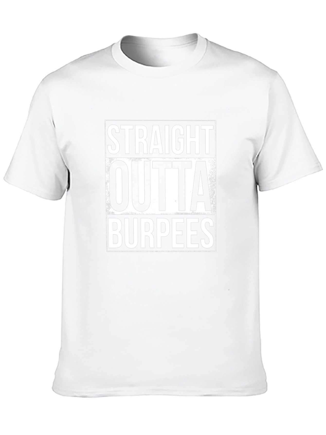 Straight Outta Burpees Black T-Shirt