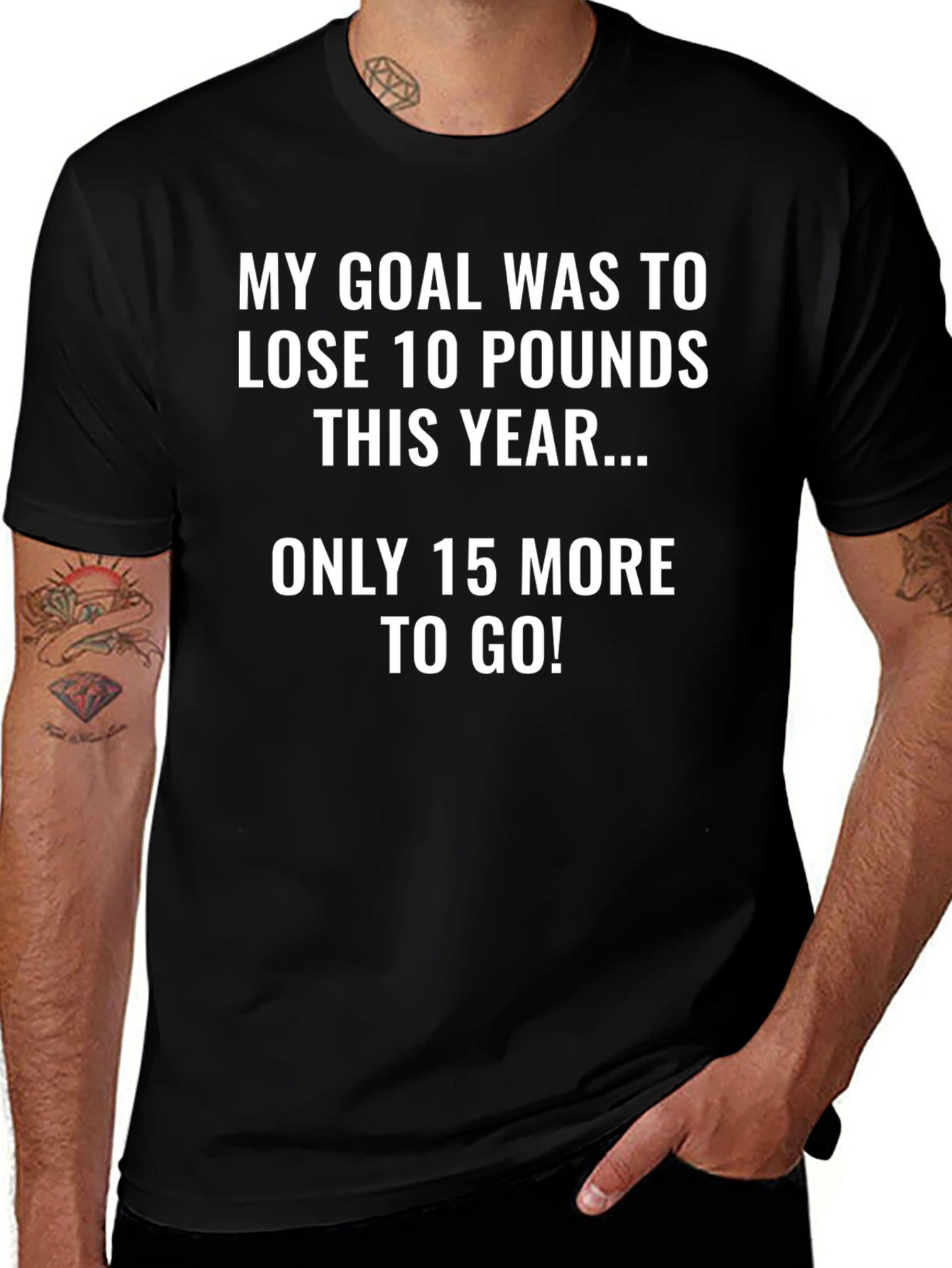 Funny Weight Loss Goal T-Shirt - 10 Pounds