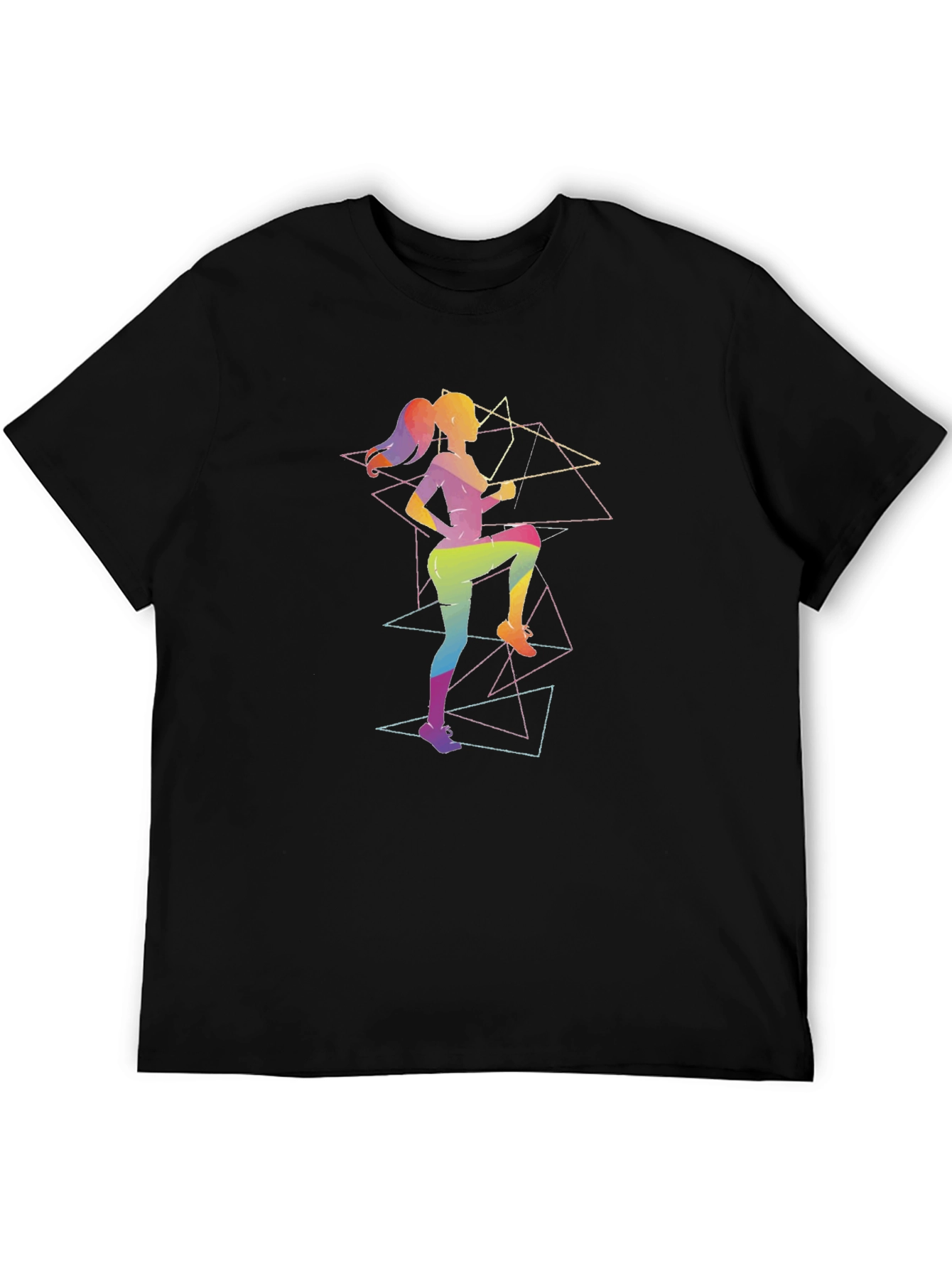 Geometric Fitness T-Shirt