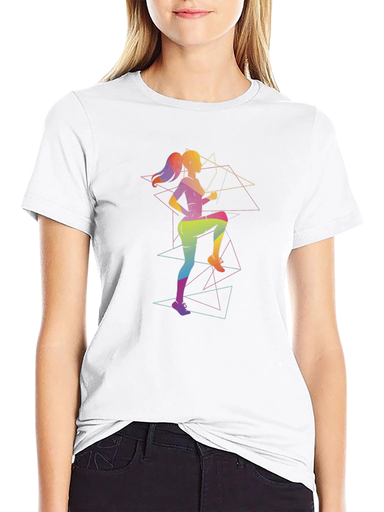 Geometric Fitness T-Shirt
