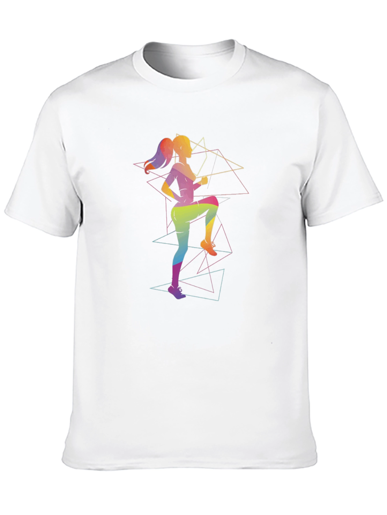 Geometric Fitness T-Shirt