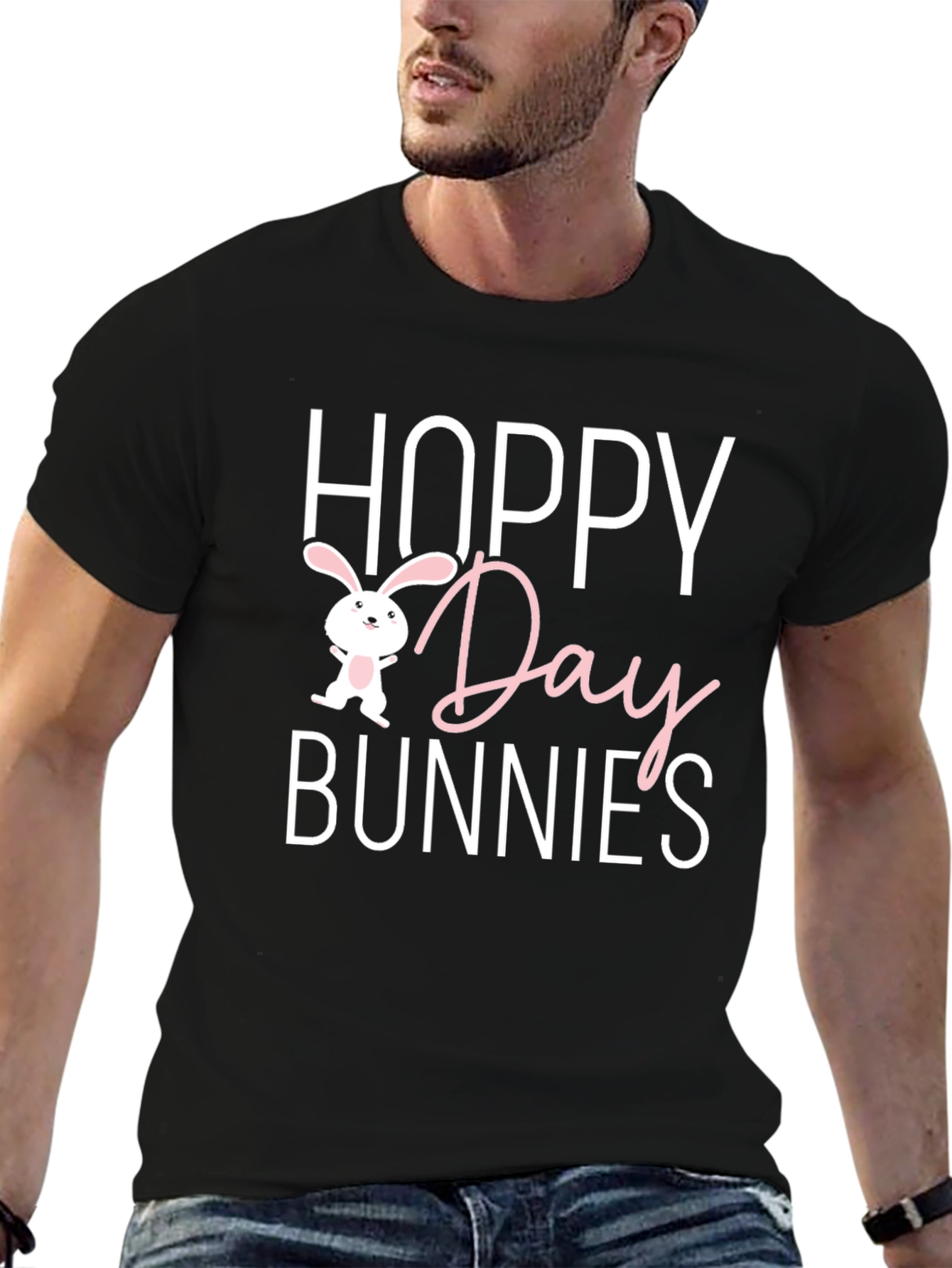 Hoppy Day Bunnies Graphic T-Shirt